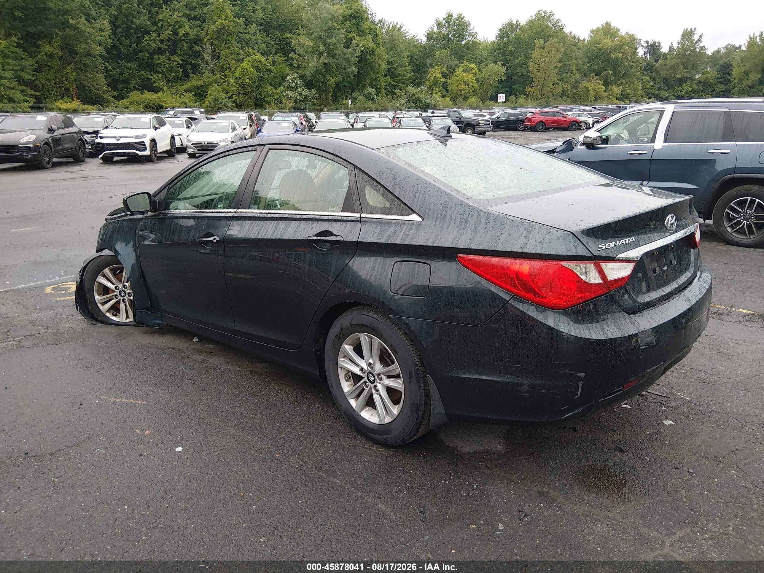 2012 Hyundai Sonata Gls Blue vin: 5NPEB4AC6CH415721
