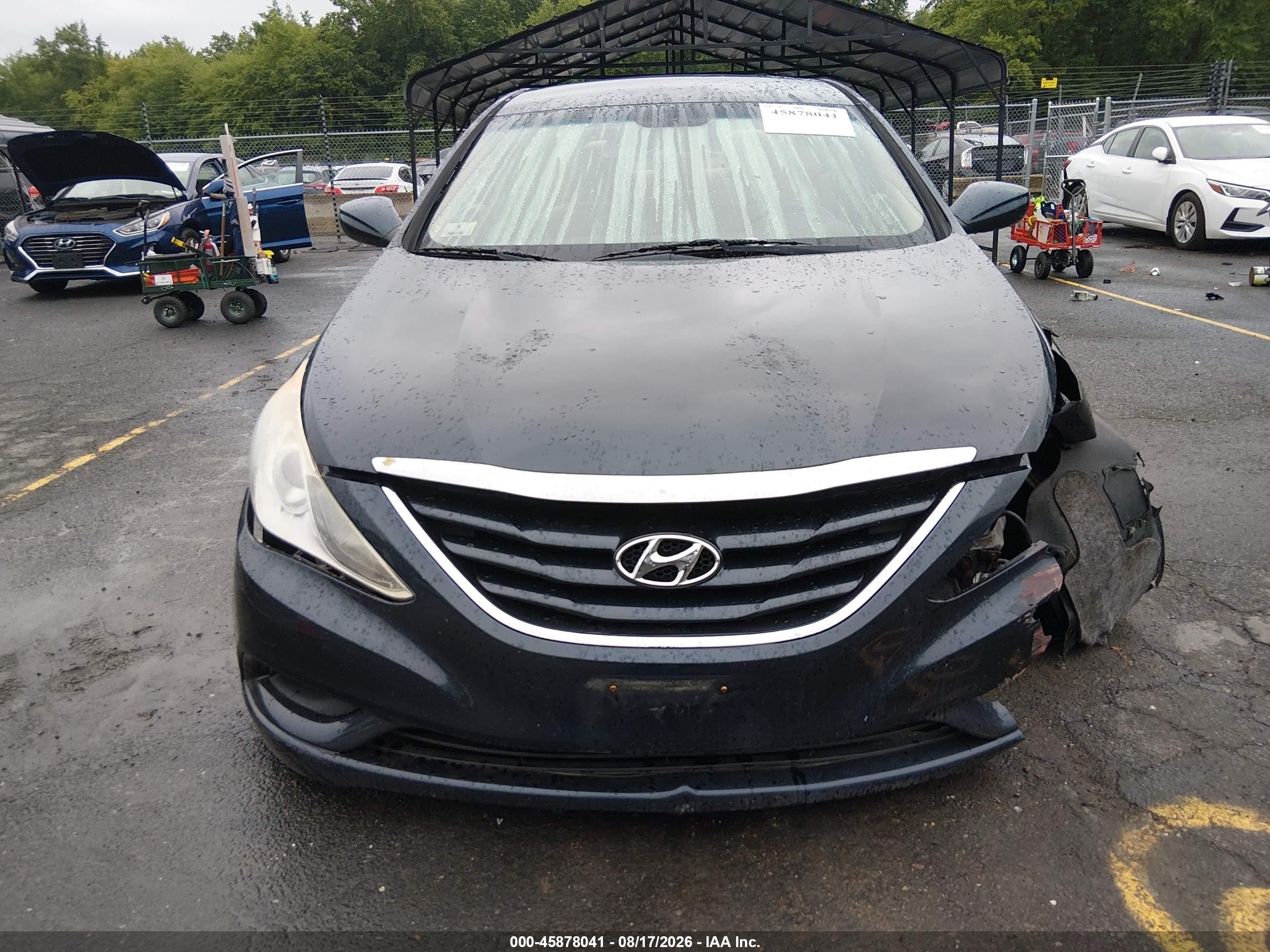 2012 Hyundai Sonata Gls Blue vin: 5NPEB4AC6CH415721