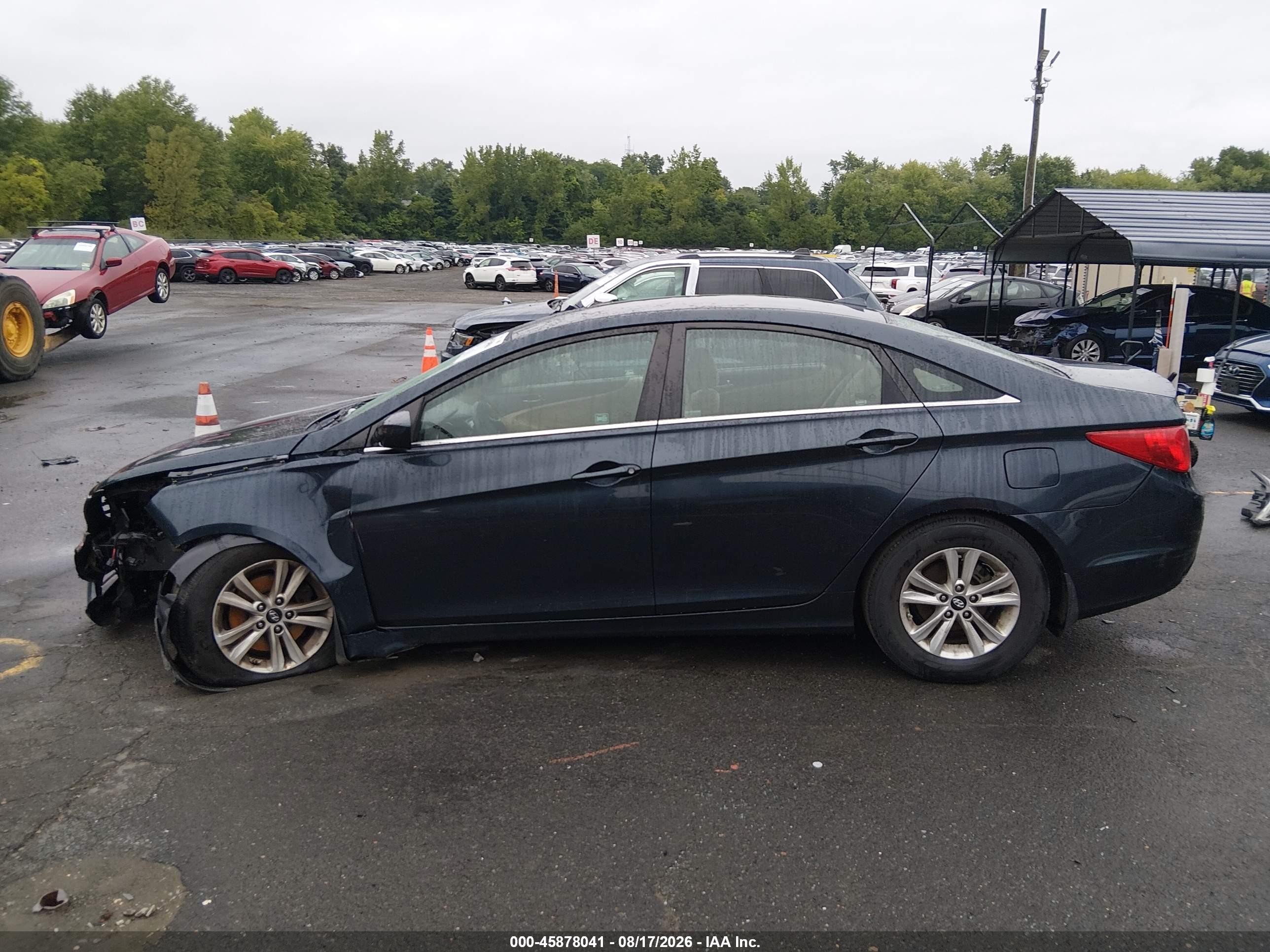 2012 Hyundai Sonata Gls Blue vin: 5NPEB4AC6CH415721