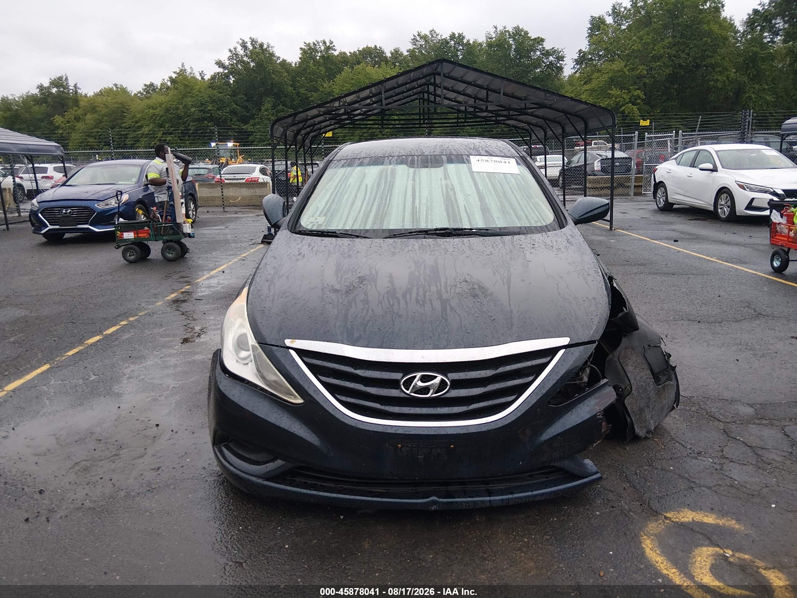 2012 Hyundai Sonata Gls Blue vin: 5NPEB4AC6CH415721