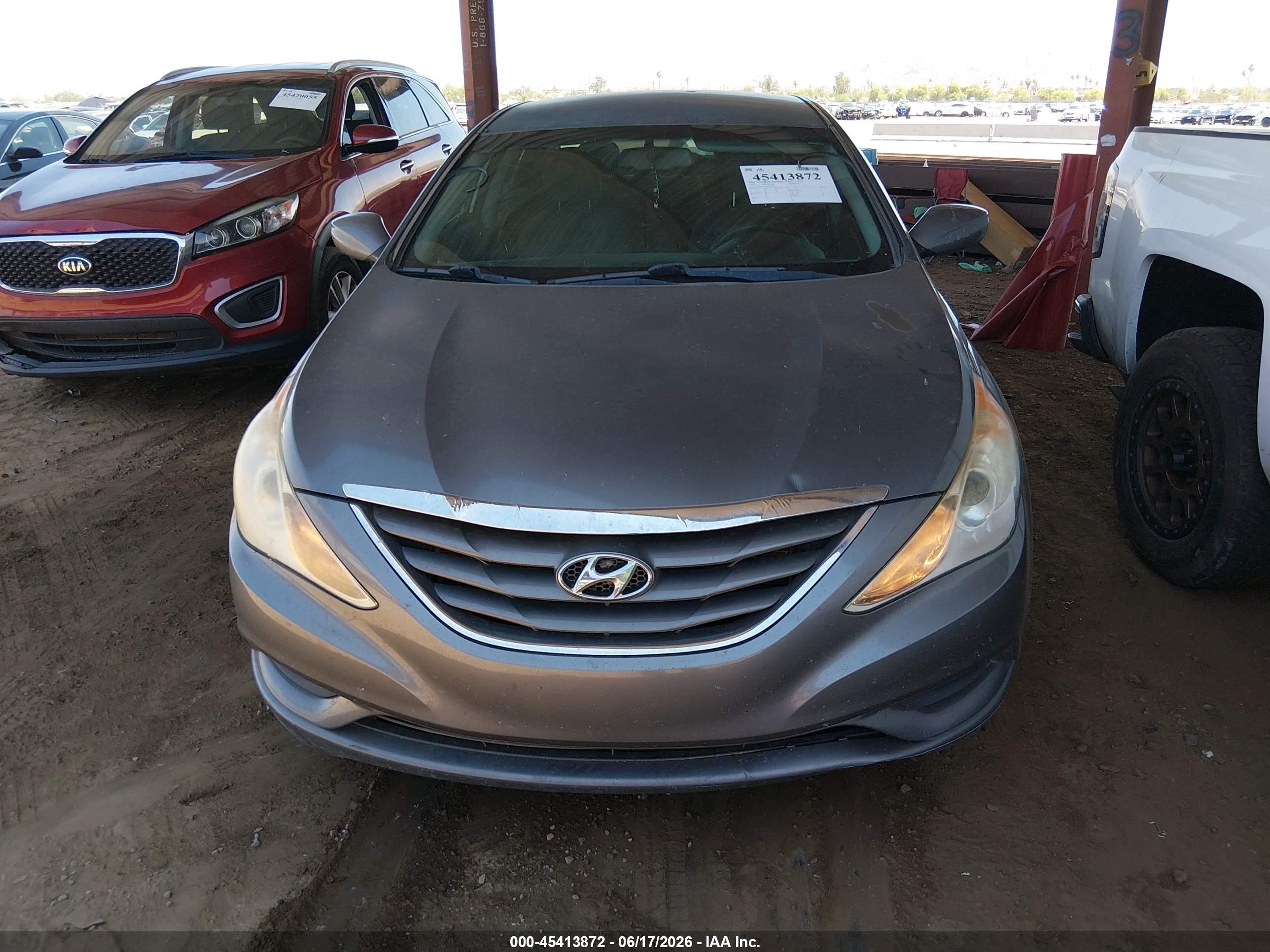 2012 Hyundai Sonata Gls Gray vin: 5NPEB4AC6CH426430