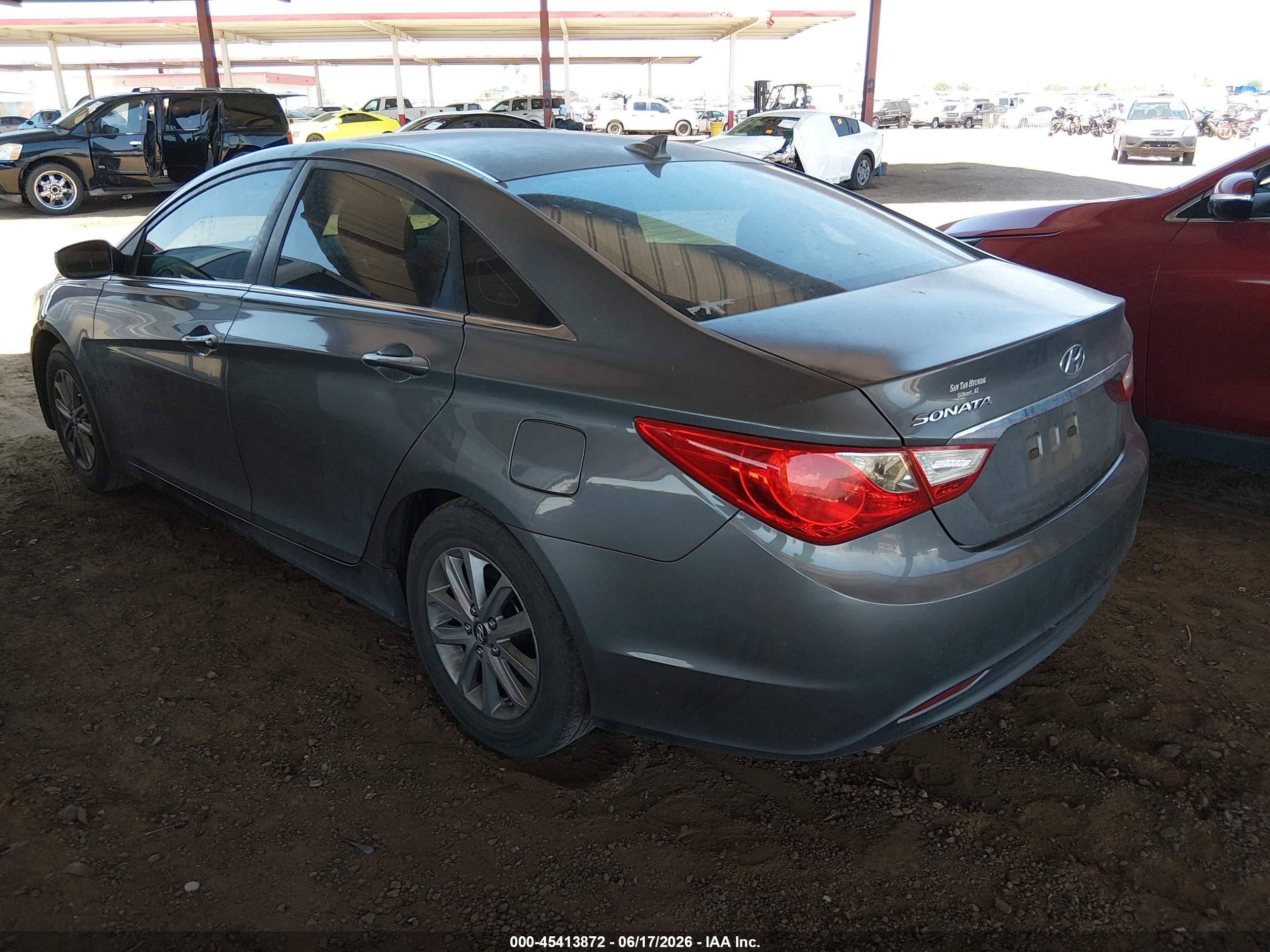 2012 Hyundai Sonata Gls Gray vin: 5NPEB4AC6CH426430