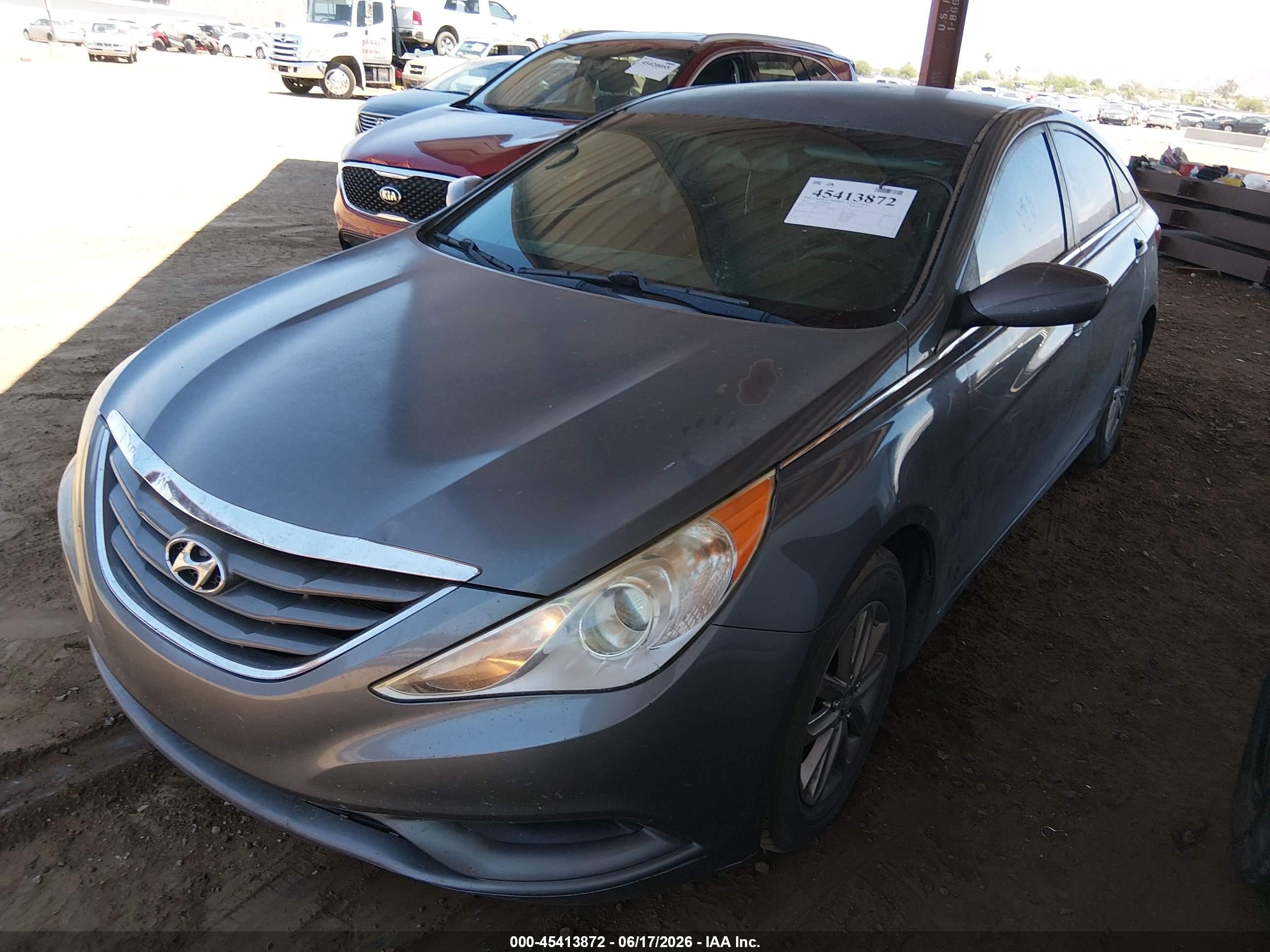 2012 Hyundai Sonata Gls Gray vin: 5NPEB4AC6CH426430
