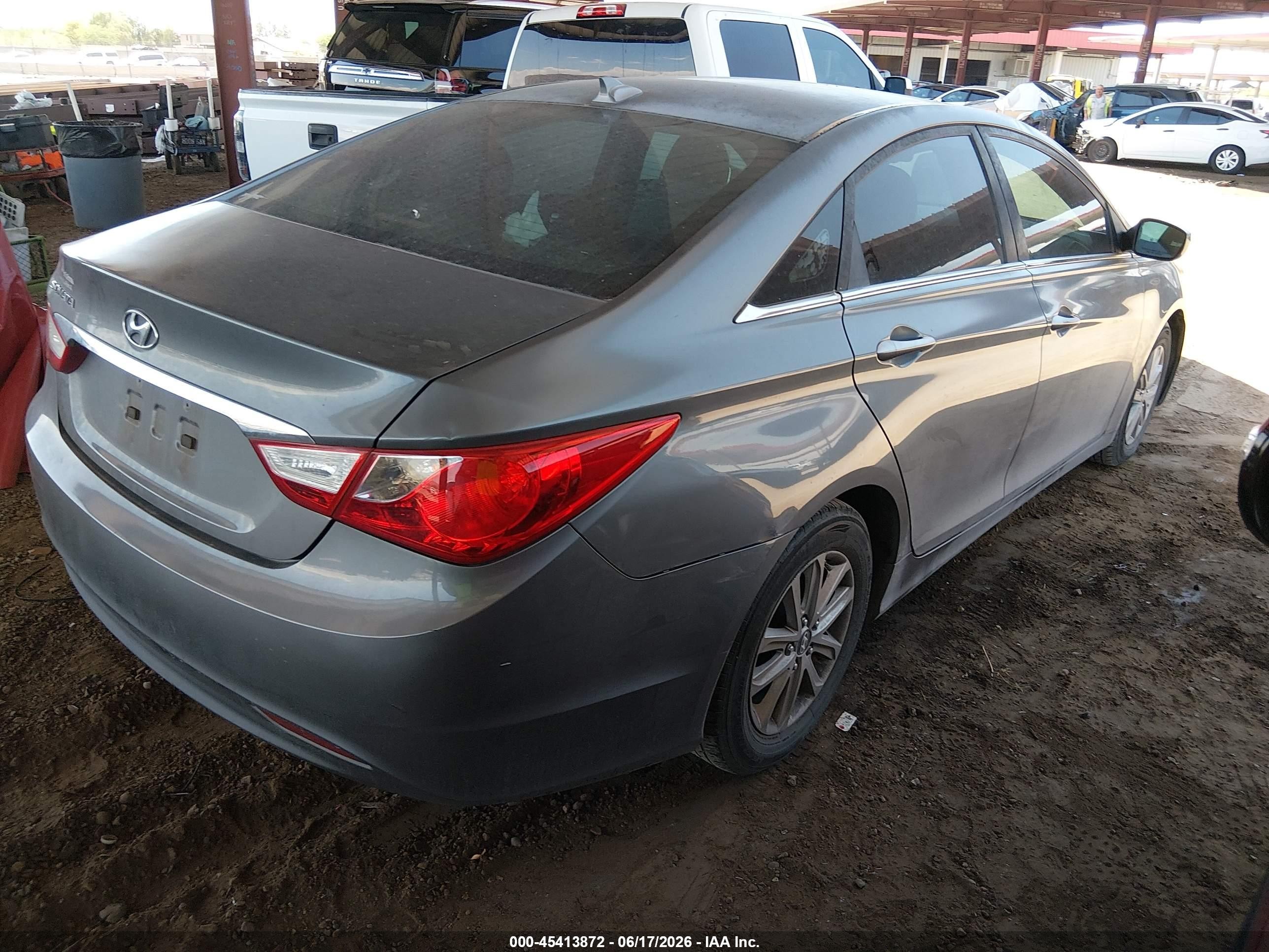 2012 Hyundai Sonata Gls Gray vin: 5NPEB4AC6CH426430