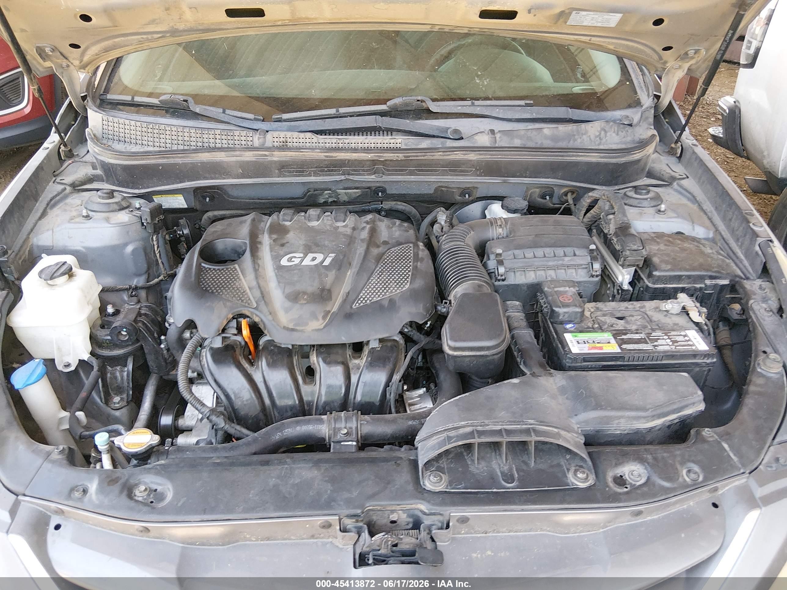 2012 Hyundai Sonata Gls Gray vin: 5NPEB4AC6CH426430