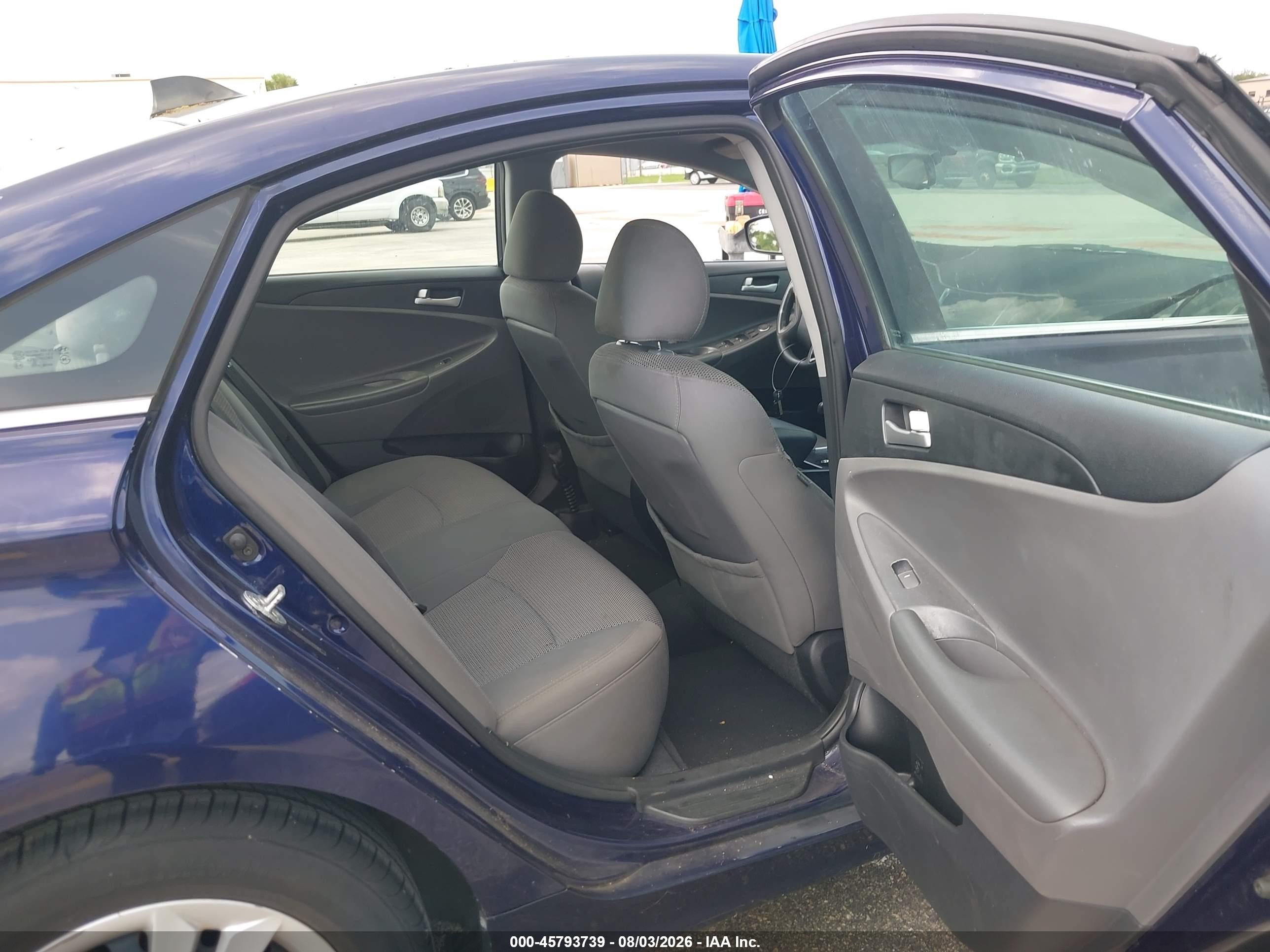 2012 Hyundai Sonata Gls Blue vin: 5NPEB4AC6CH432969