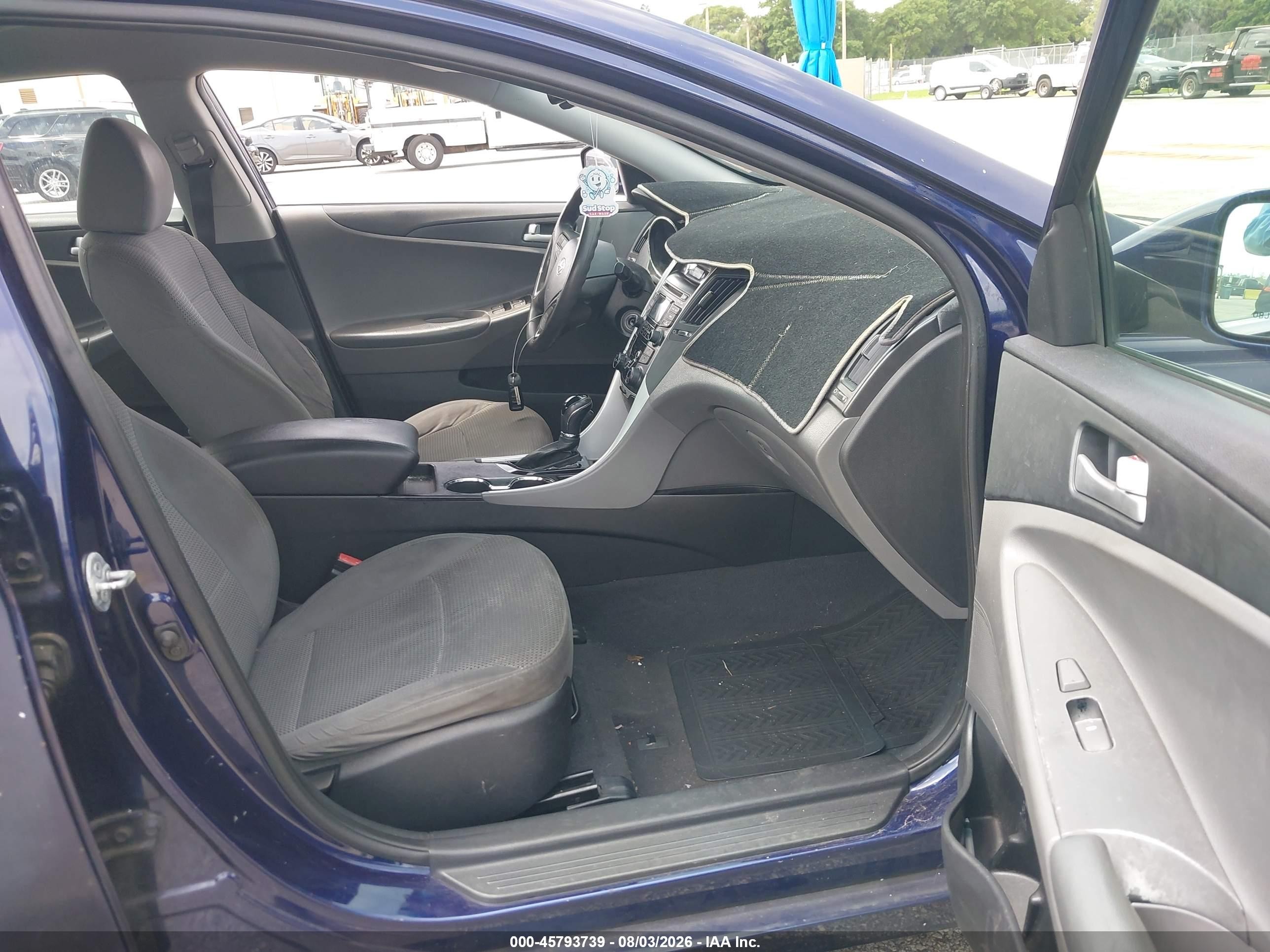 2012 Hyundai Sonata Gls Blue vin: 5NPEB4AC6CH432969