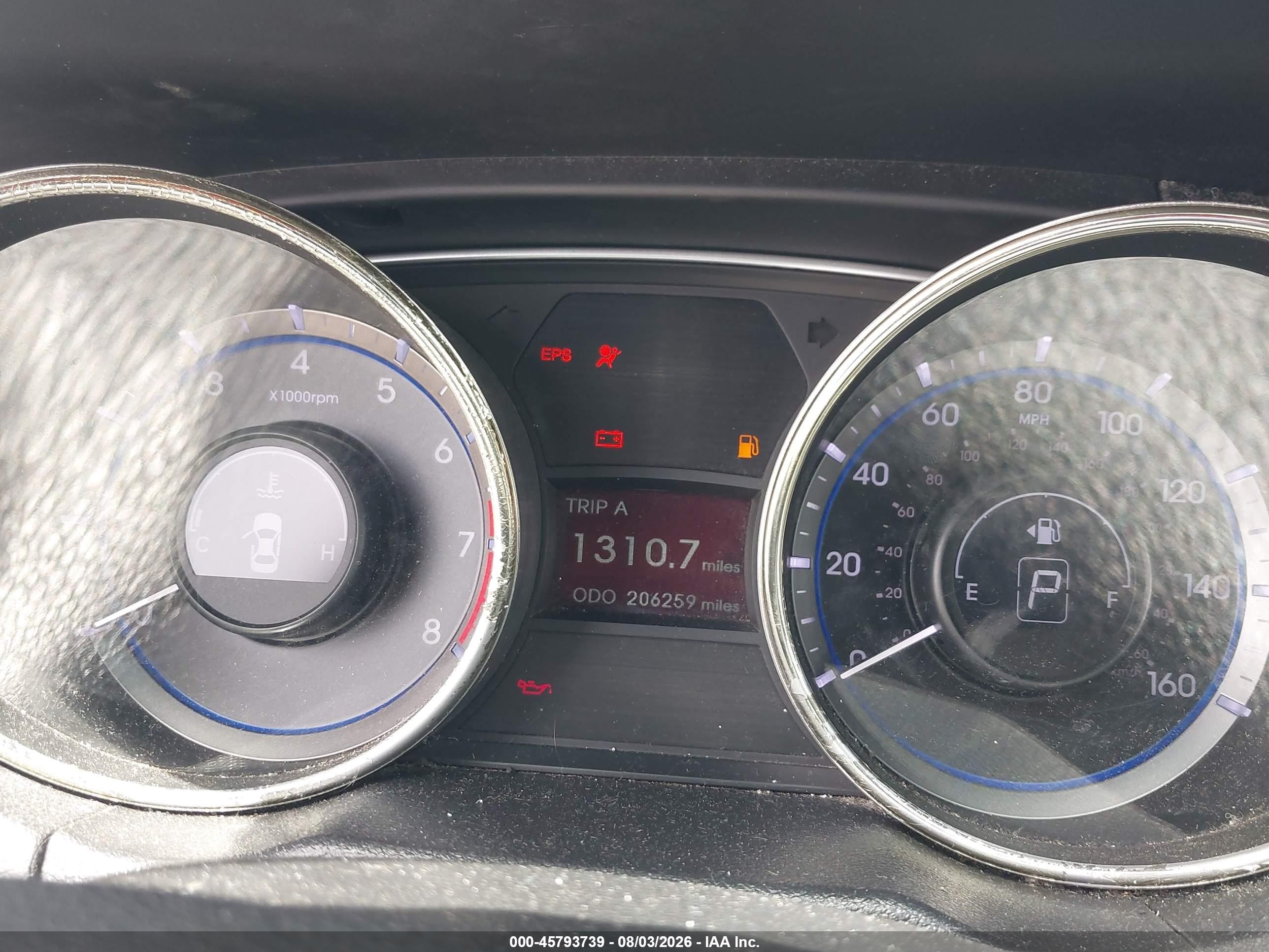 2012 Hyundai Sonata Gls Blue vin: 5NPEB4AC6CH432969