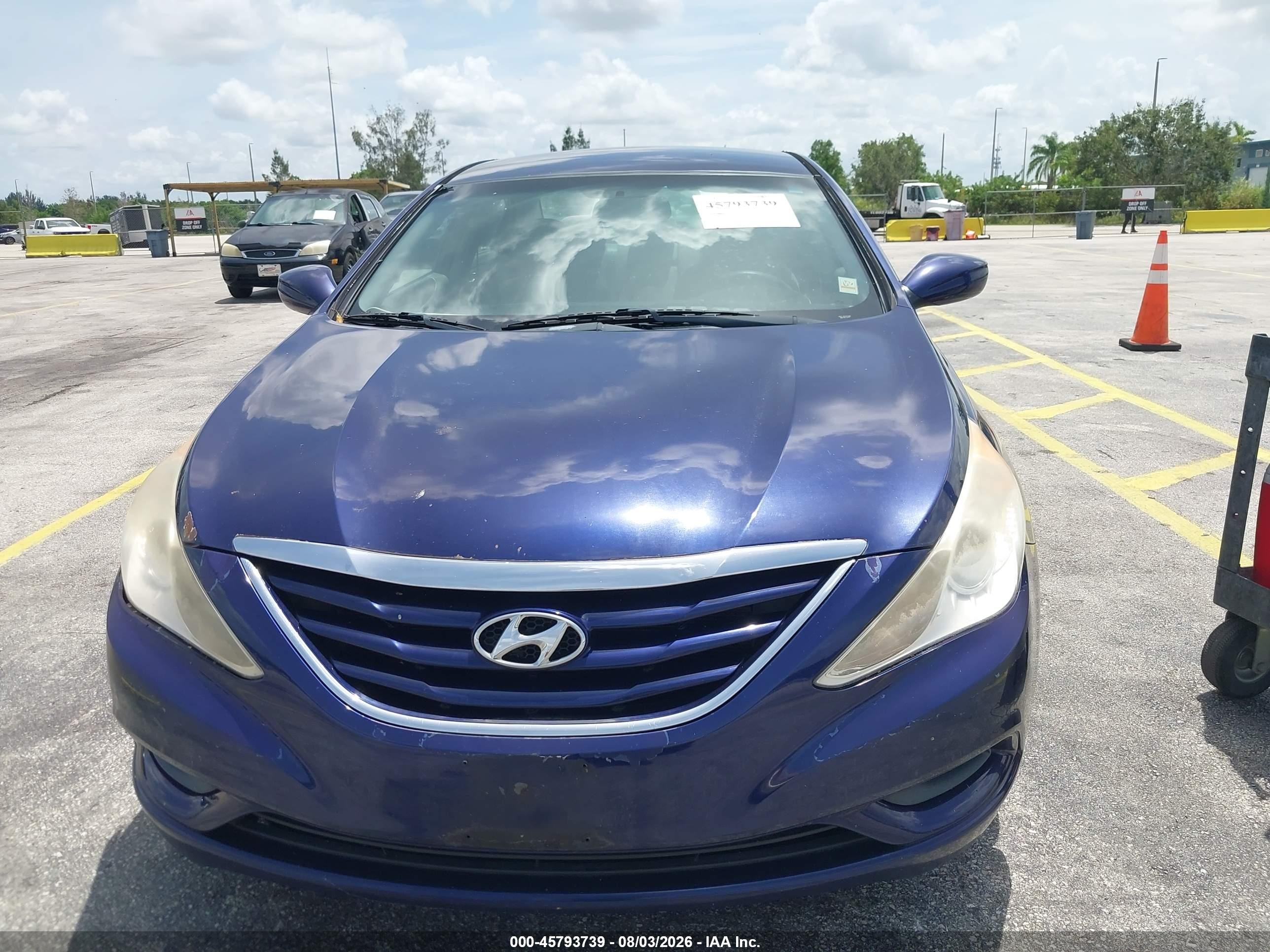 2012 Hyundai Sonata Gls Blue vin: 5NPEB4AC6CH432969