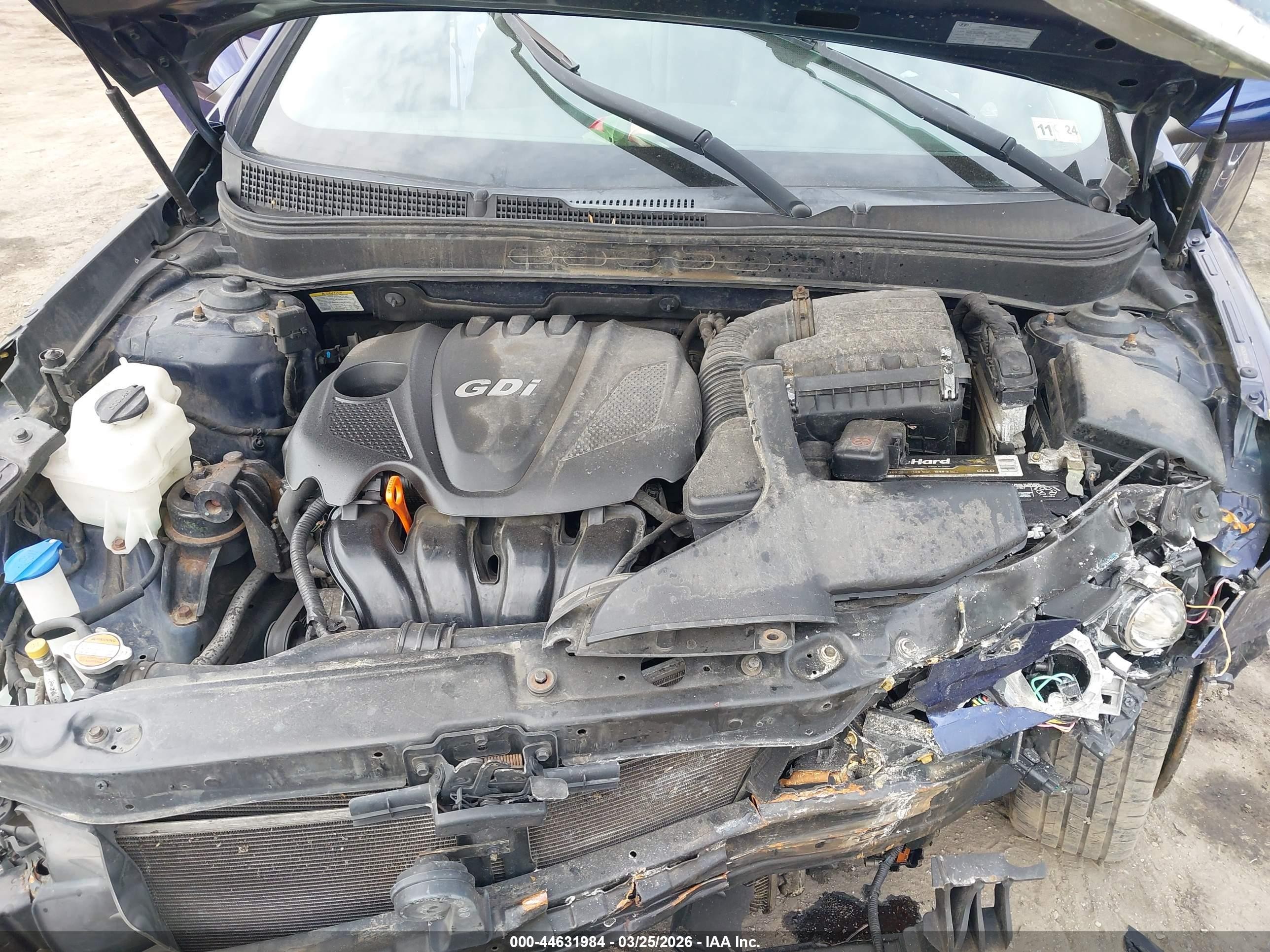 2012 Hyundai Sonata Gls Синий vin: 5NPEB4AC6CH435841
