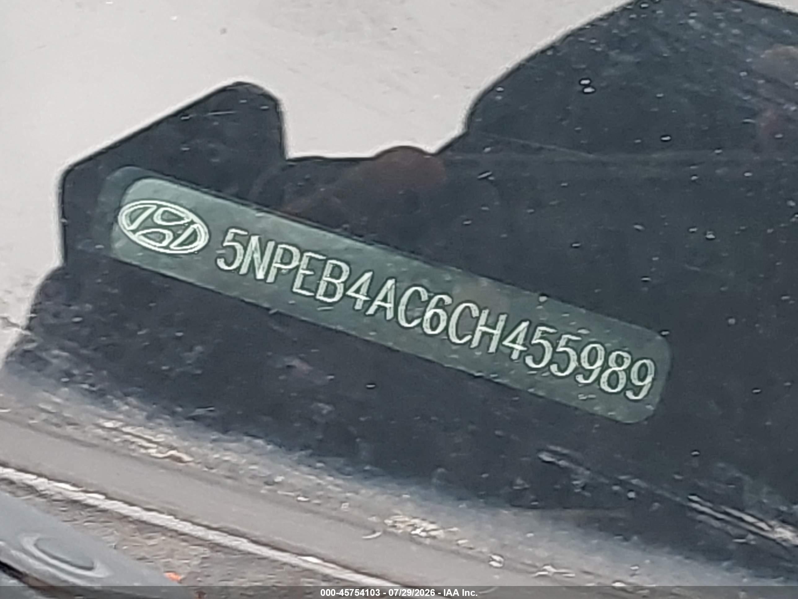 2012 Hyundai Sonata Gls Black vin: 5NPEB4AC6CH455989