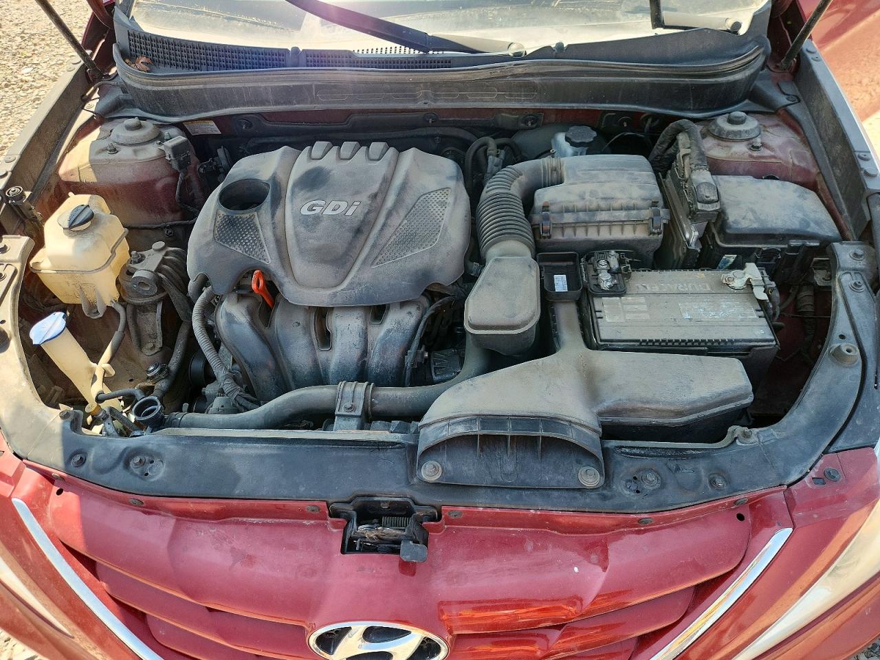 2012 Hyundai Sonata Gls Красный vin: 5NPEB4AC6CH456821