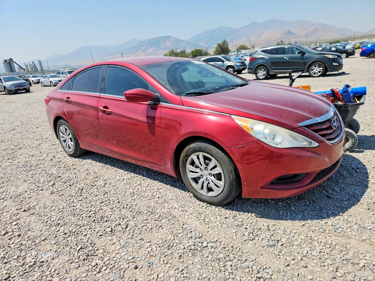 2012 Hyundai Sonata Gls Красный vin: 5NPEB4AC6CH456821