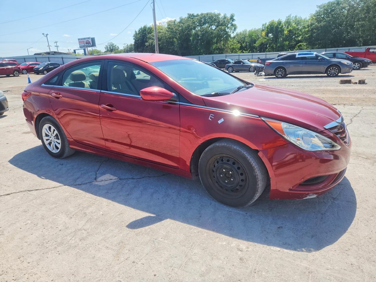 2012 Hyundai Sonata Gls Maroon vin: 5NPEB4AC6CH464448