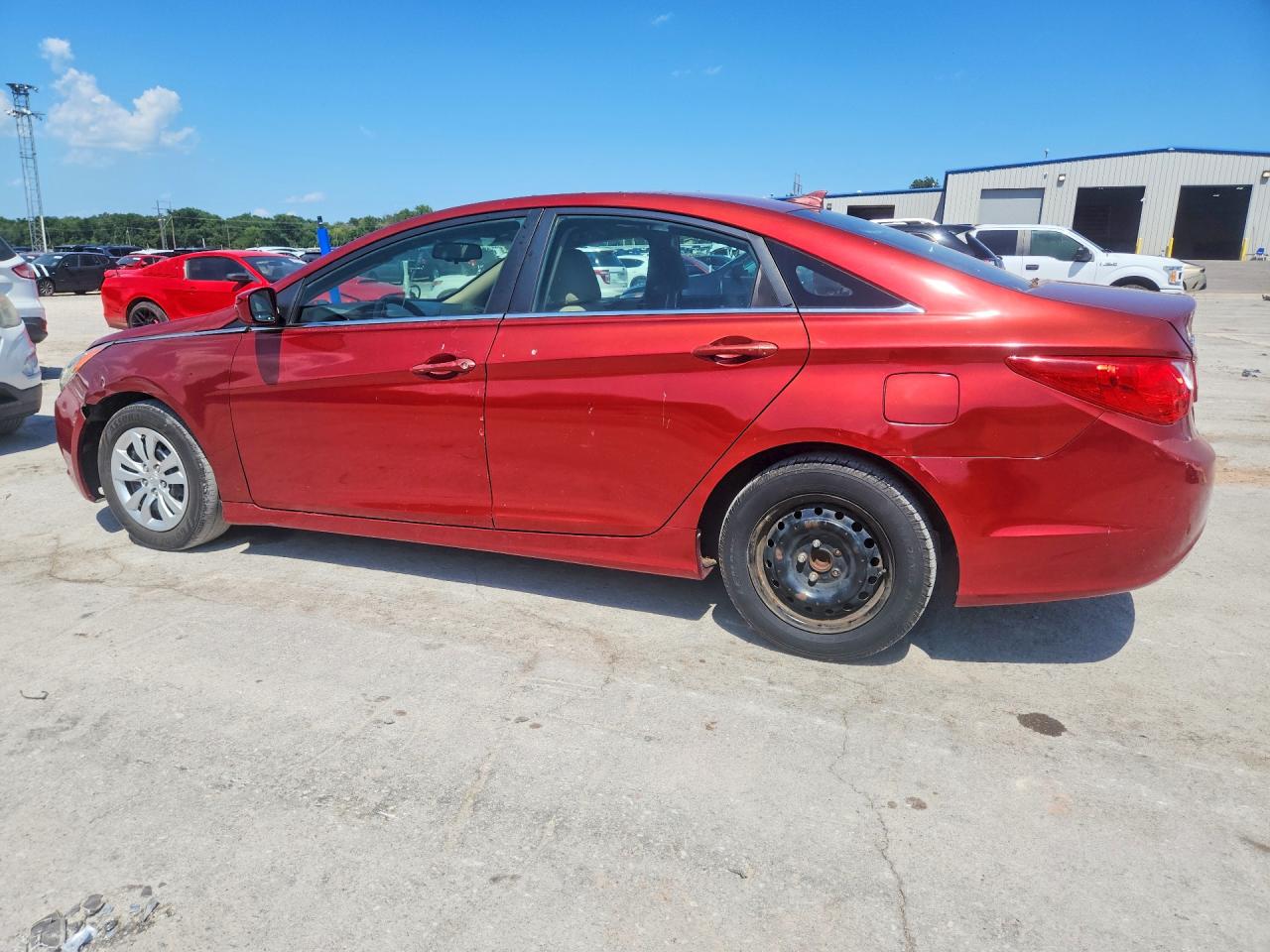 2012 Hyundai Sonata Gls Maroon vin: 5NPEB4AC6CH464448