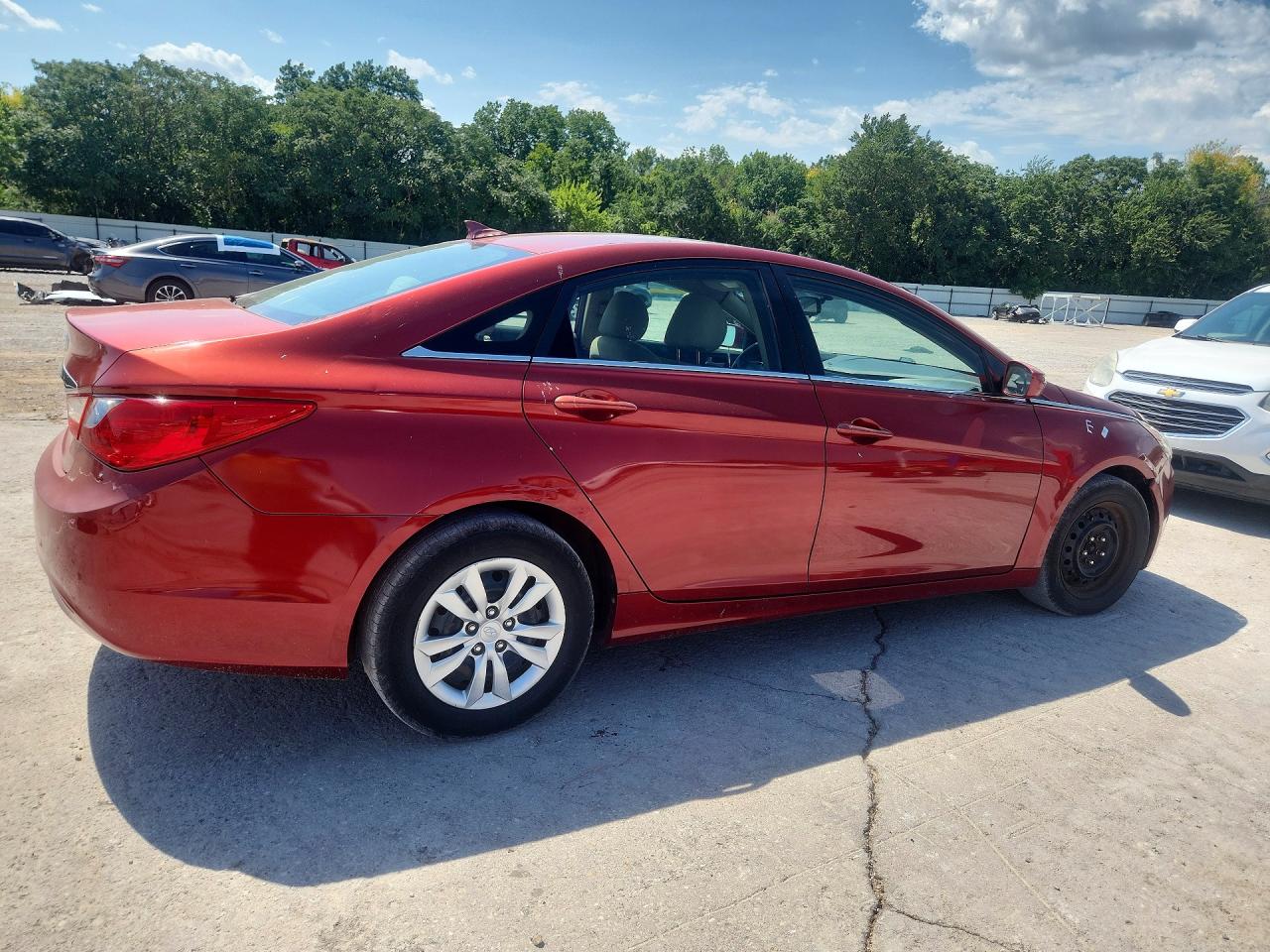 2012 Hyundai Sonata Gls Maroon vin: 5NPEB4AC6CH464448