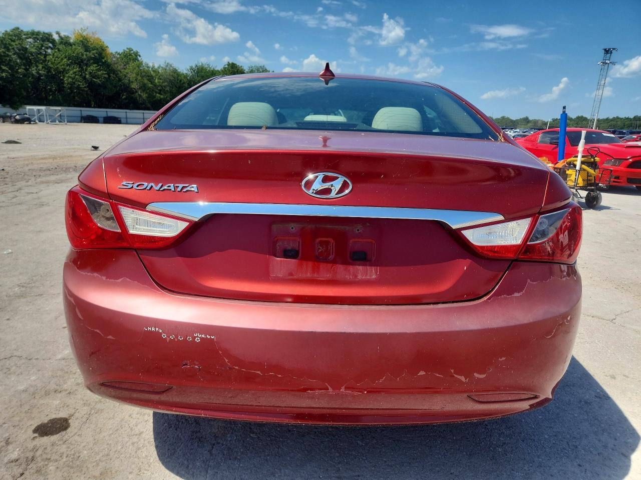 2012 Hyundai Sonata Gls Maroon vin: 5NPEB4AC6CH464448