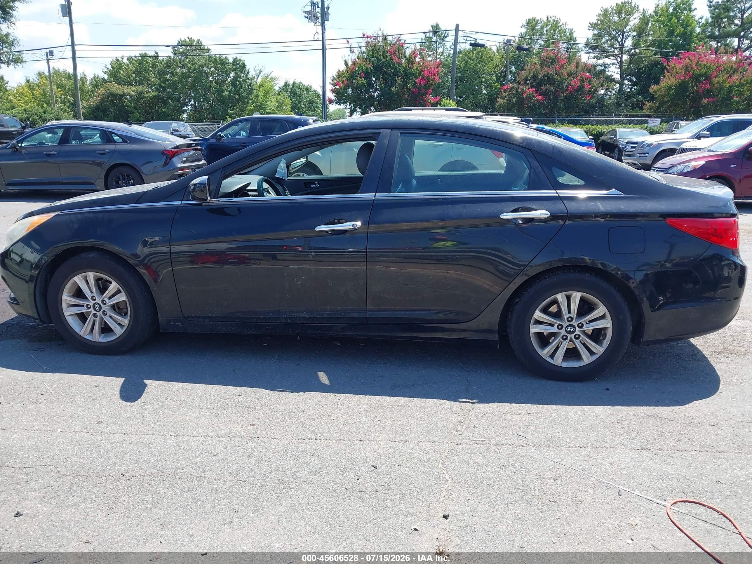 2012 Hyundai Sonata Gls Black vin: 5NPEB4AC6CH471139
