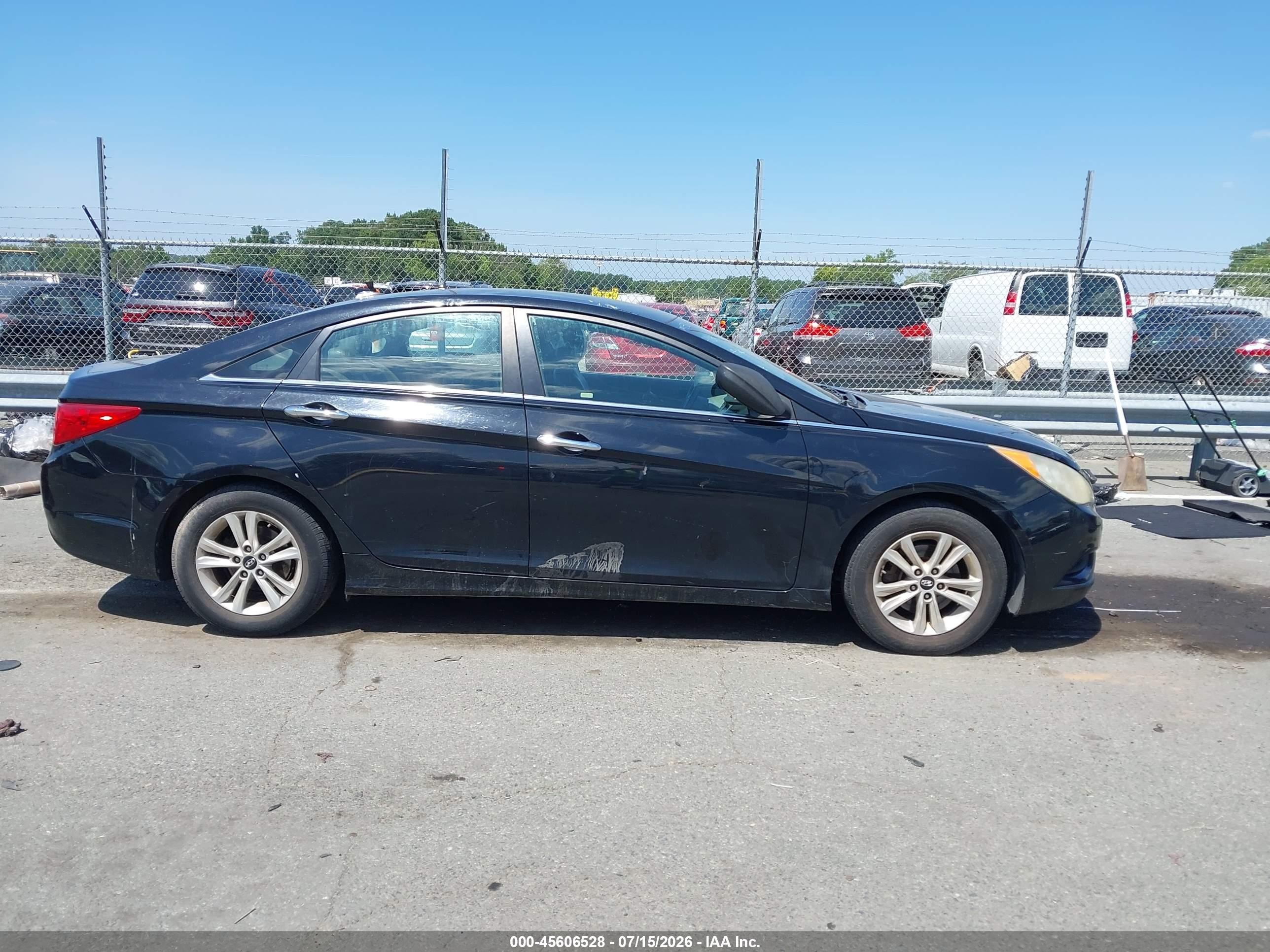 2012 Hyundai Sonata Gls Black vin: 5NPEB4AC6CH471139