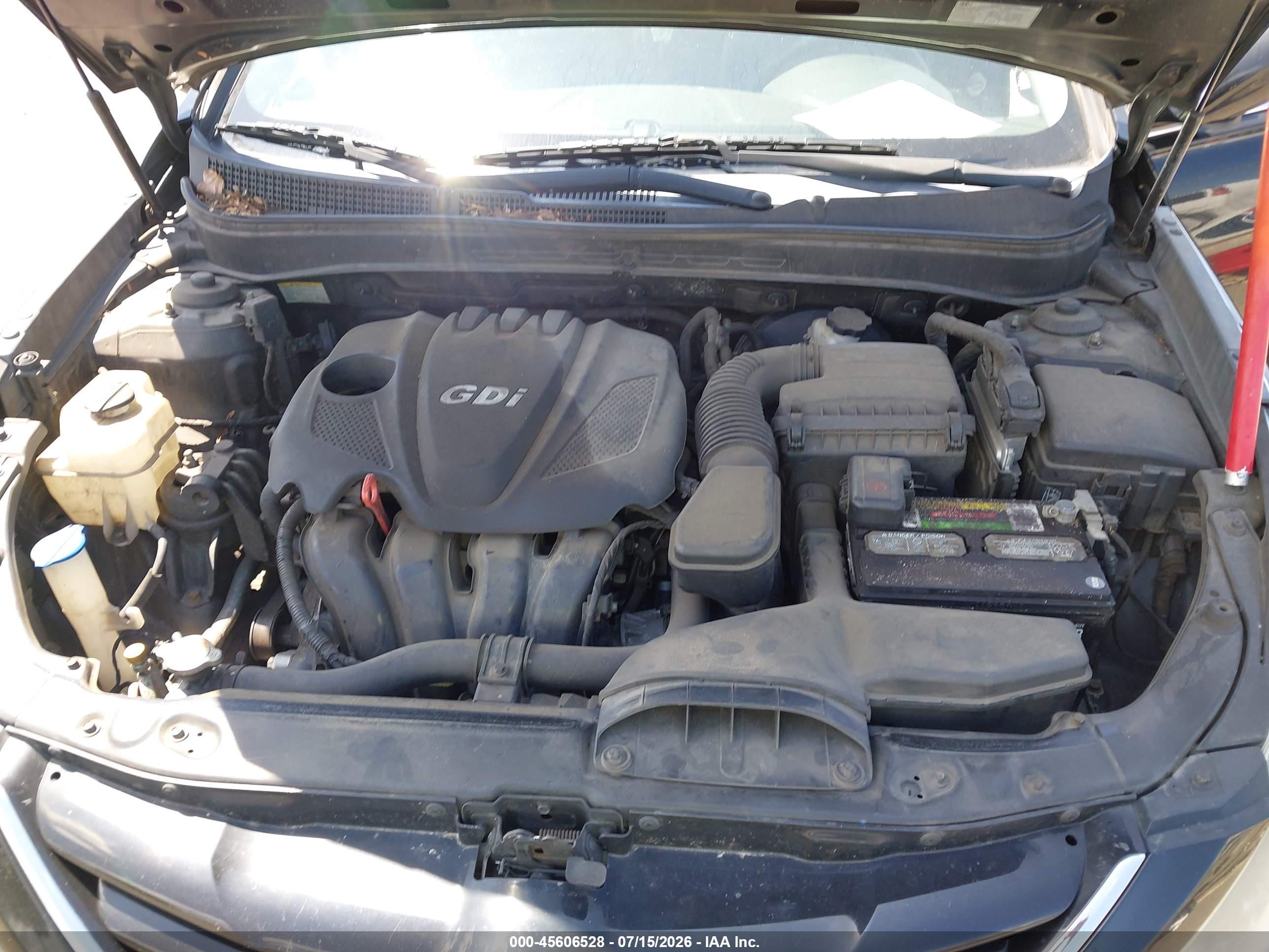 2012 Hyundai Sonata Gls Black vin: 5NPEB4AC6CH471139