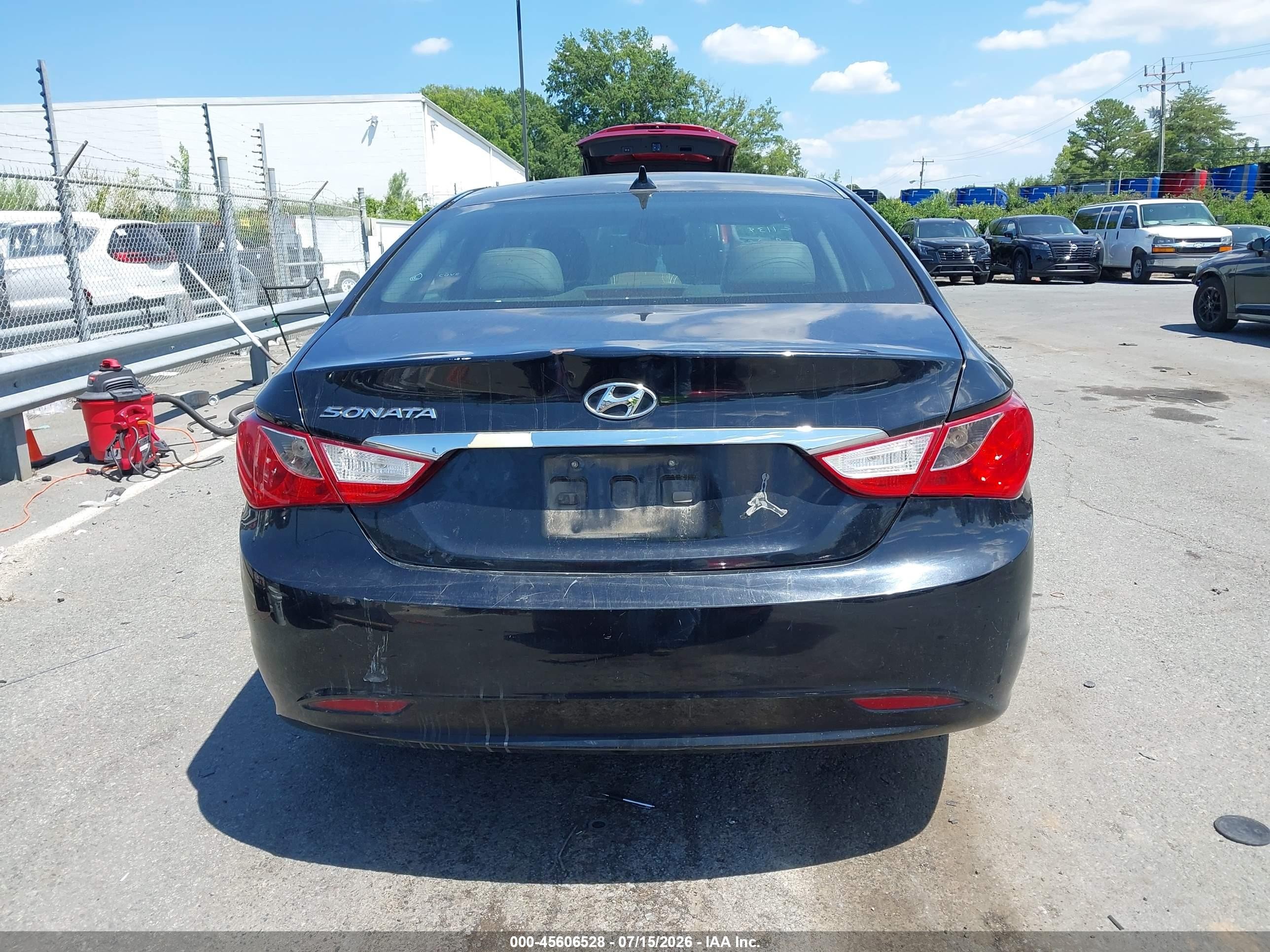 2012 Hyundai Sonata Gls Black vin: 5NPEB4AC6CH471139