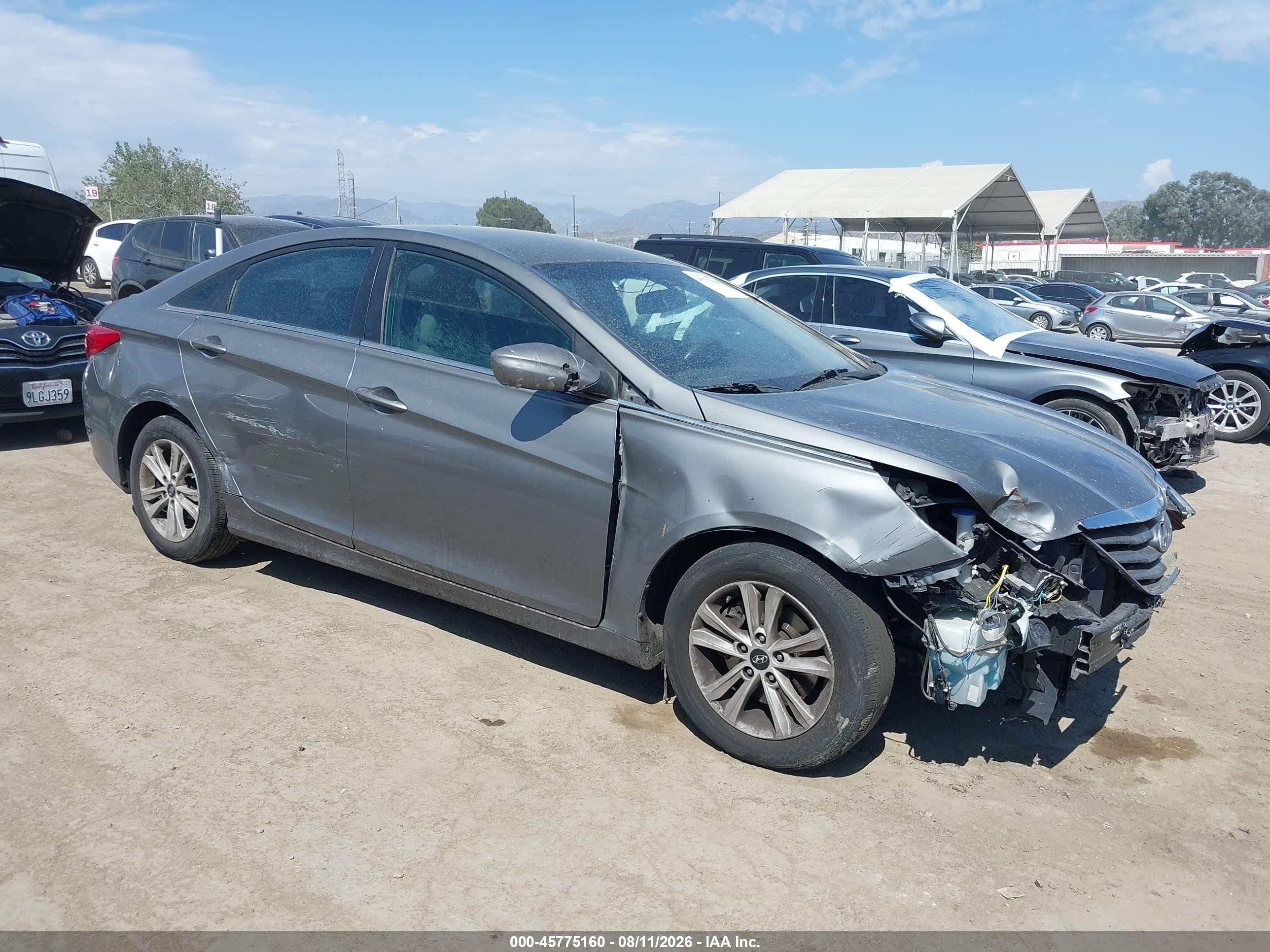 2012 Hyundai Sonata Gls Gray vin: 5NPEB4AC6CH479533