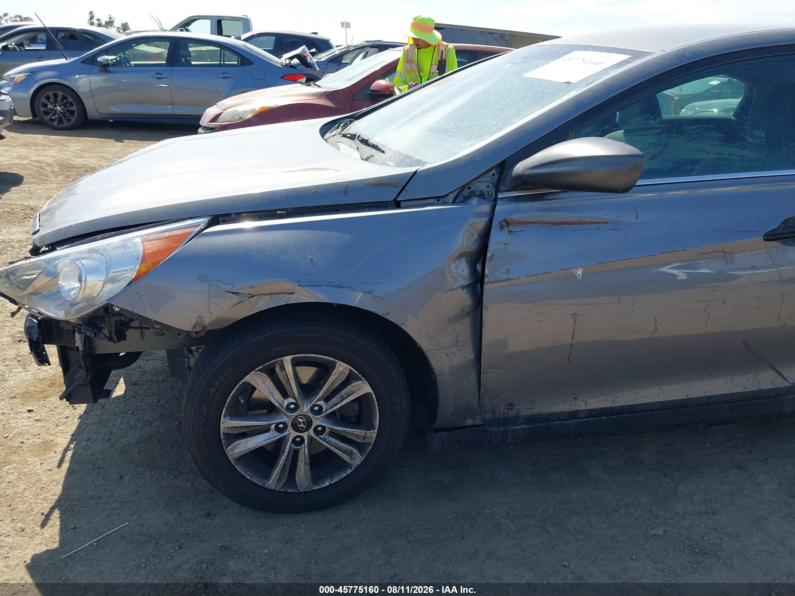 2012 Hyundai Sonata Gls Gray vin: 5NPEB4AC6CH479533