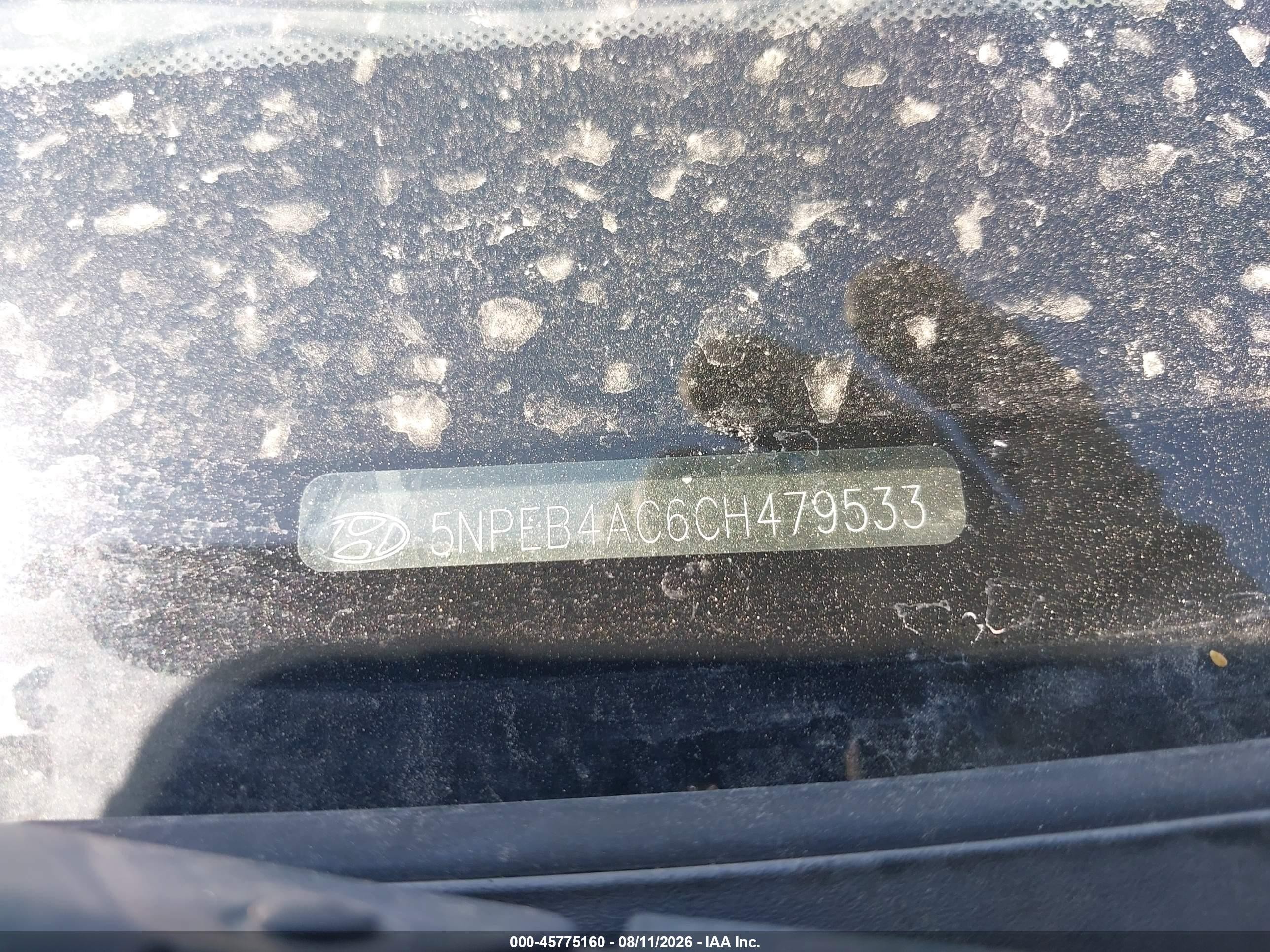 2012 Hyundai Sonata Gls Gray vin: 5NPEB4AC6CH479533