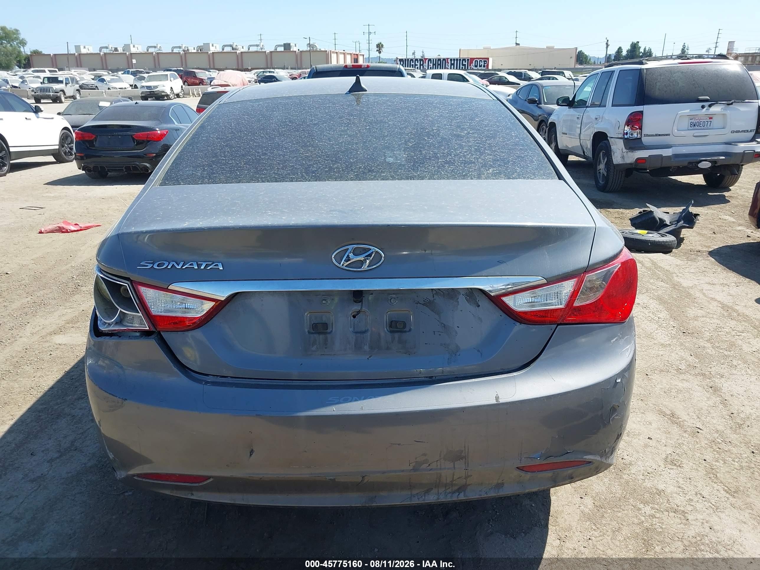 2012 Hyundai Sonata Gls Gray vin: 5NPEB4AC6CH479533