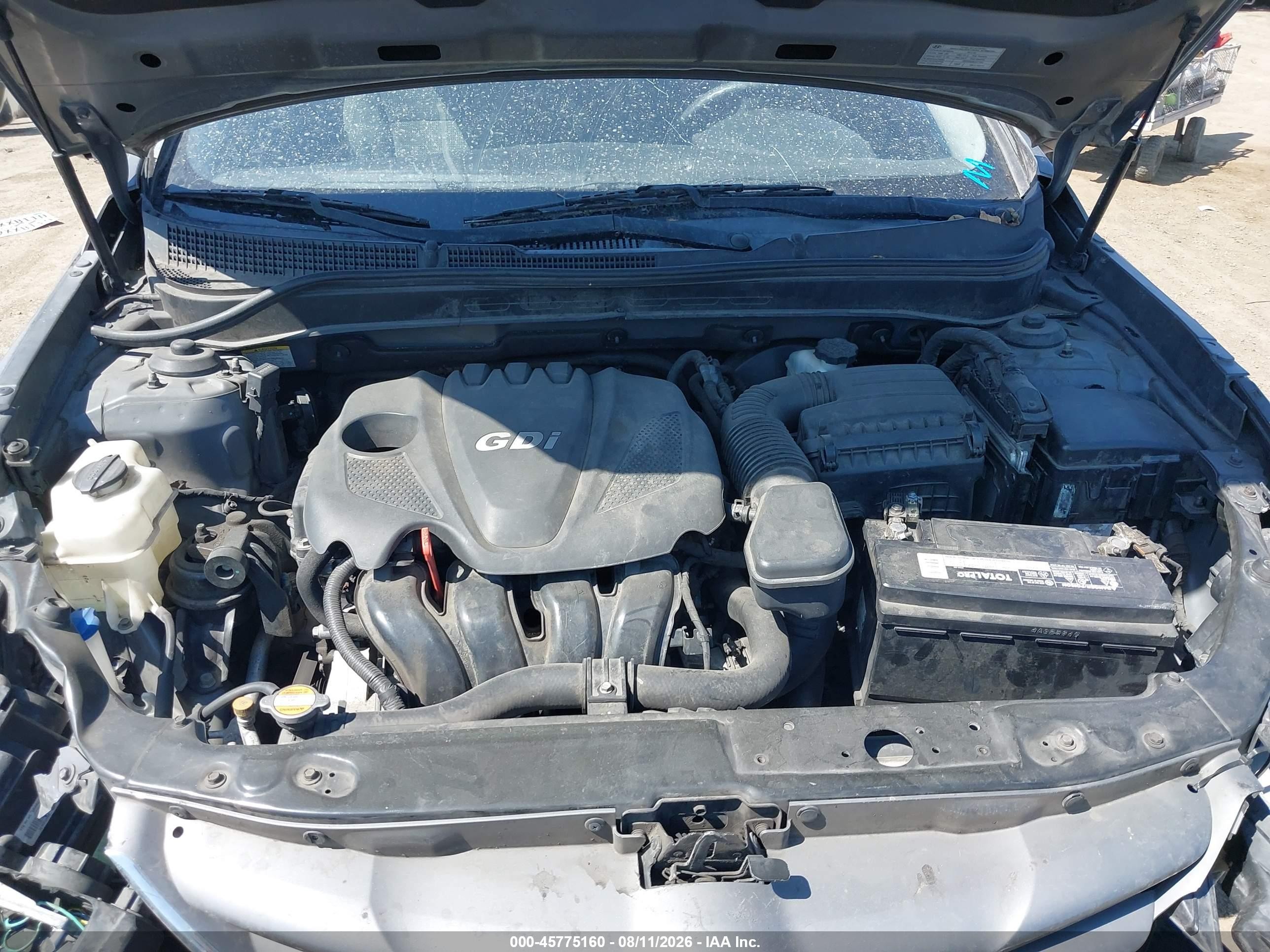 2012 Hyundai Sonata Gls Gray vin: 5NPEB4AC6CH479533
