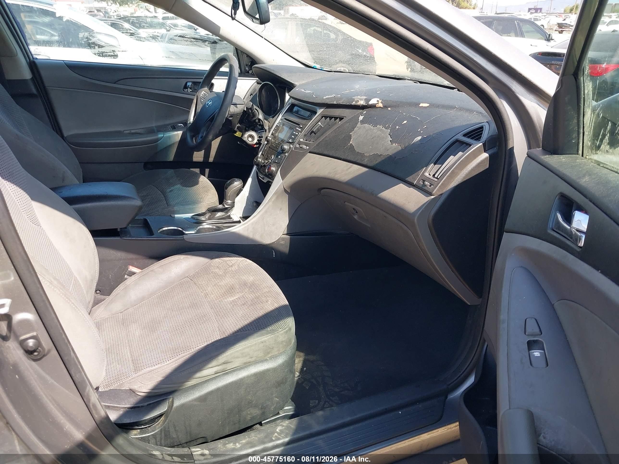 2012 Hyundai Sonata Gls Gray vin: 5NPEB4AC6CH479533