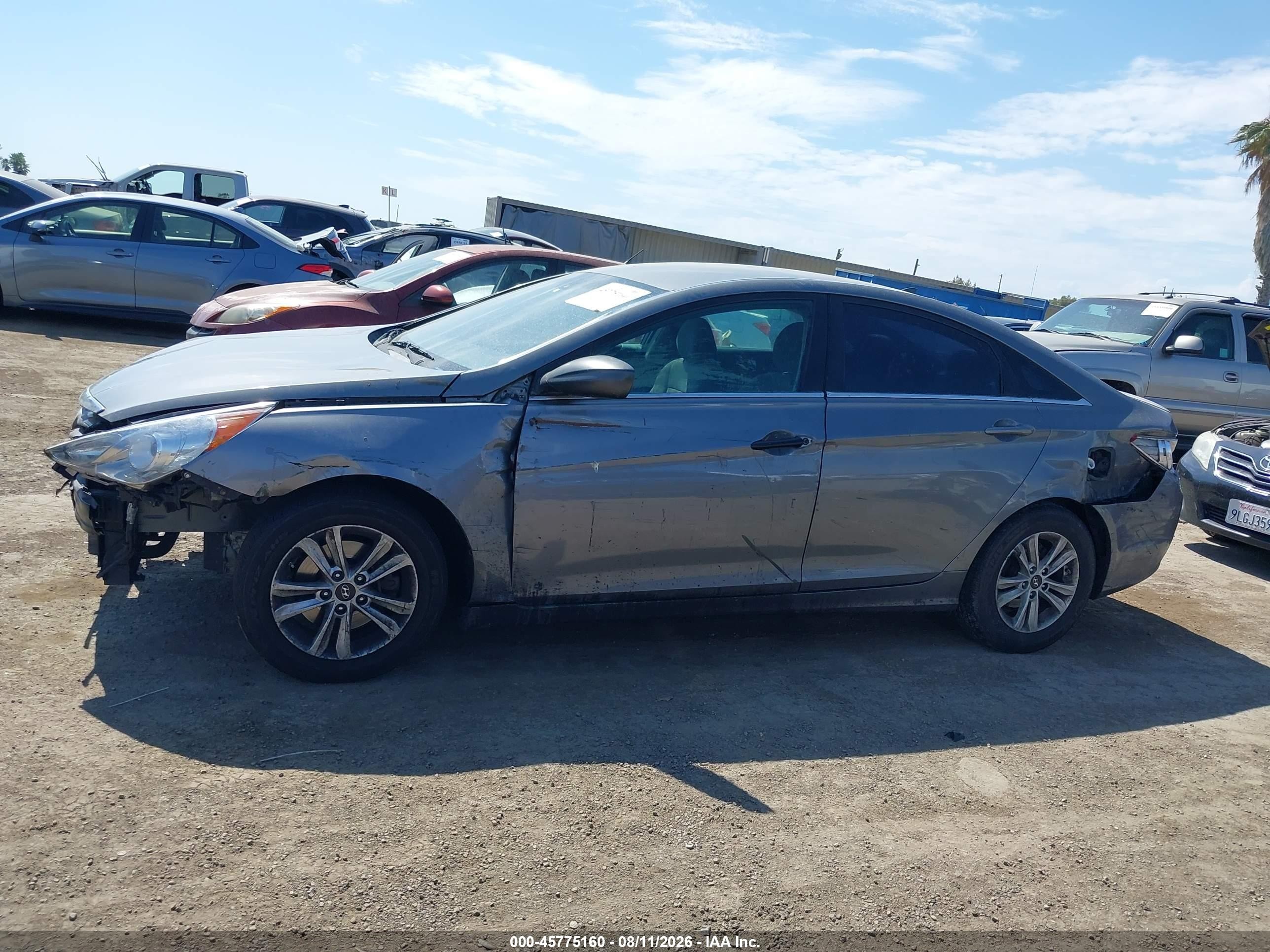 2012 Hyundai Sonata Gls Gray vin: 5NPEB4AC6CH479533
