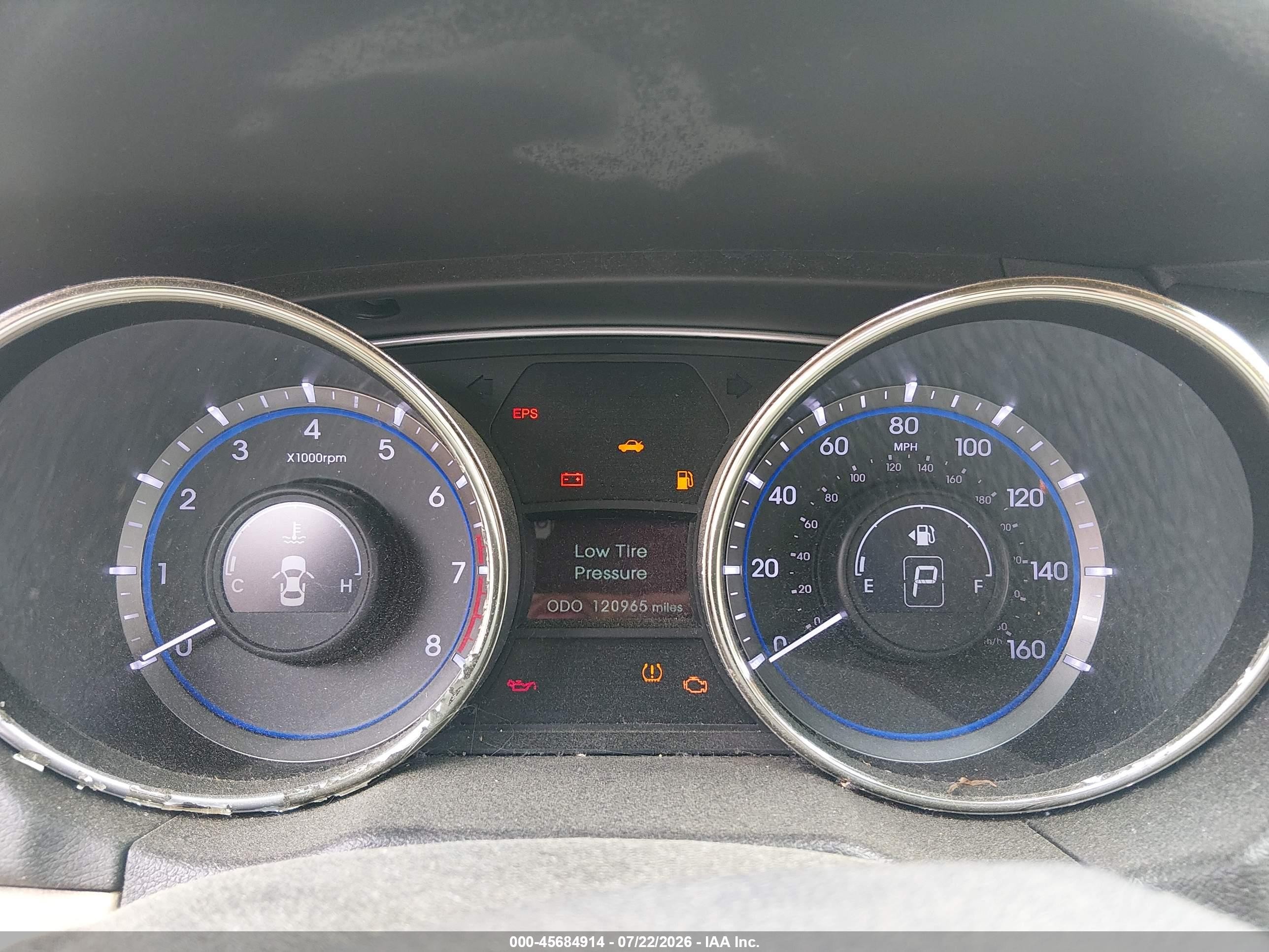 2012 Hyundai Sonata Gls White vin: 5NPEB4AC6CH481427
