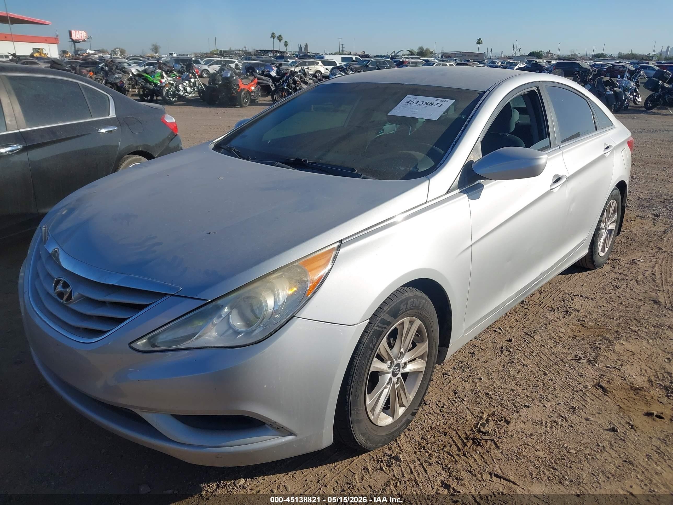2012 Hyundai Sonata Gls Gray vin: 5NPEB4AC6CH492525