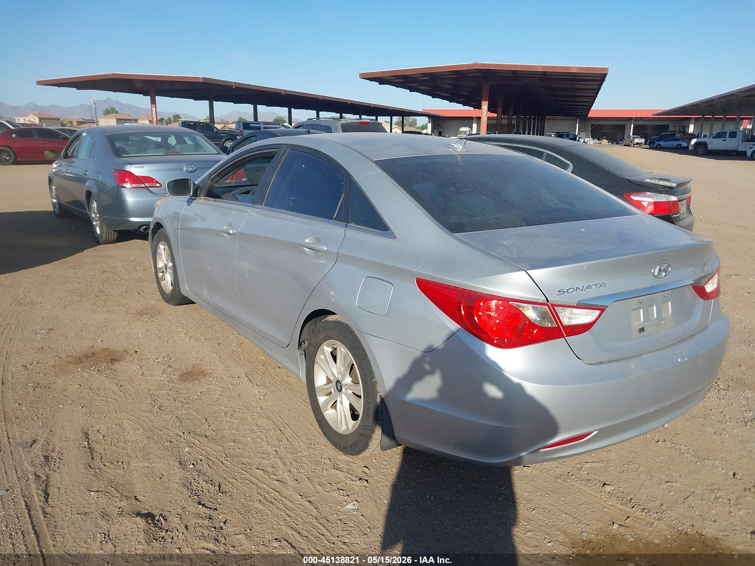 2012 Hyundai Sonata Gls Gray vin: 5NPEB4AC6CH492525