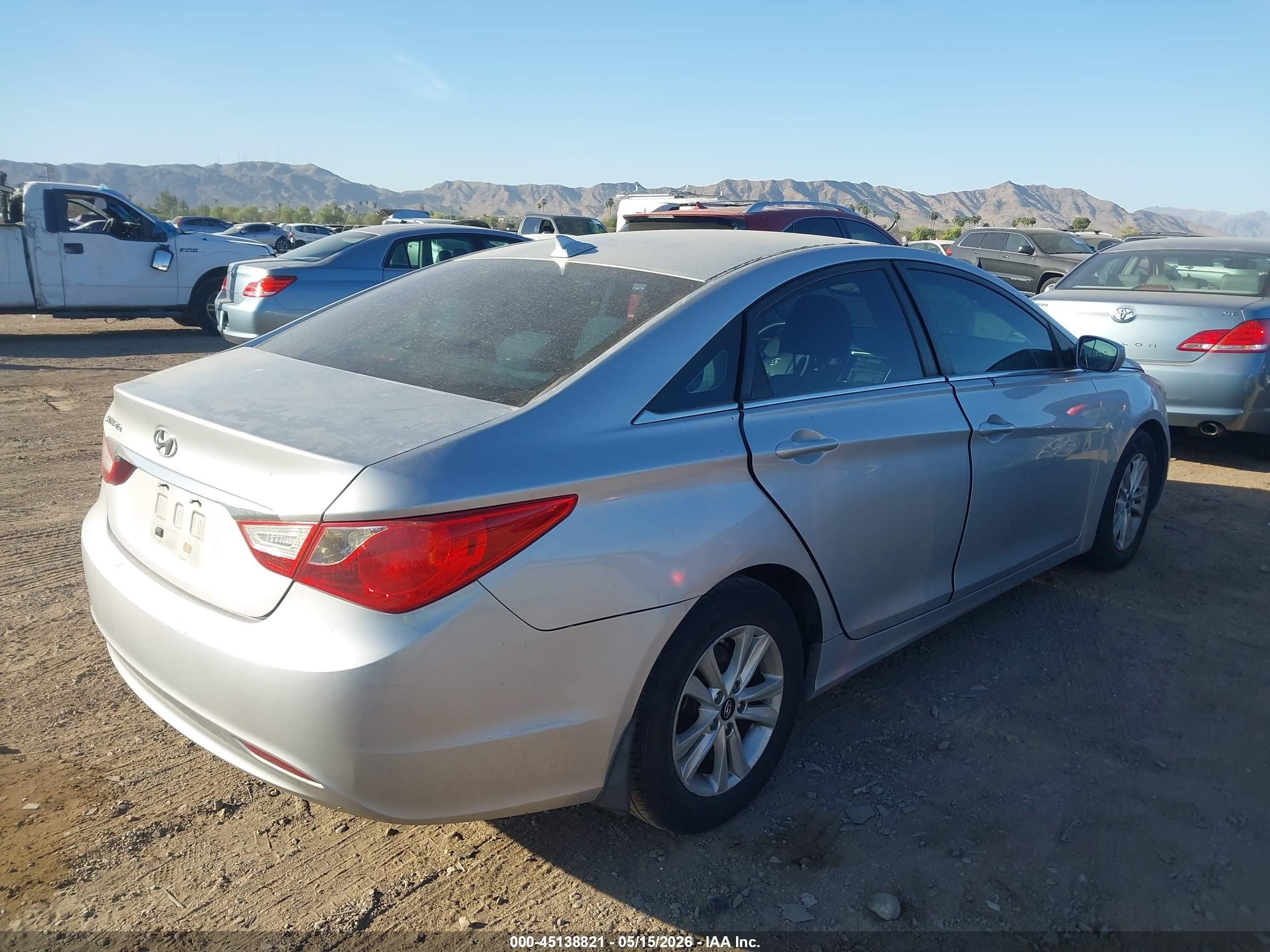 2012 Hyundai Sonata Gls Gray vin: 5NPEB4AC6CH492525