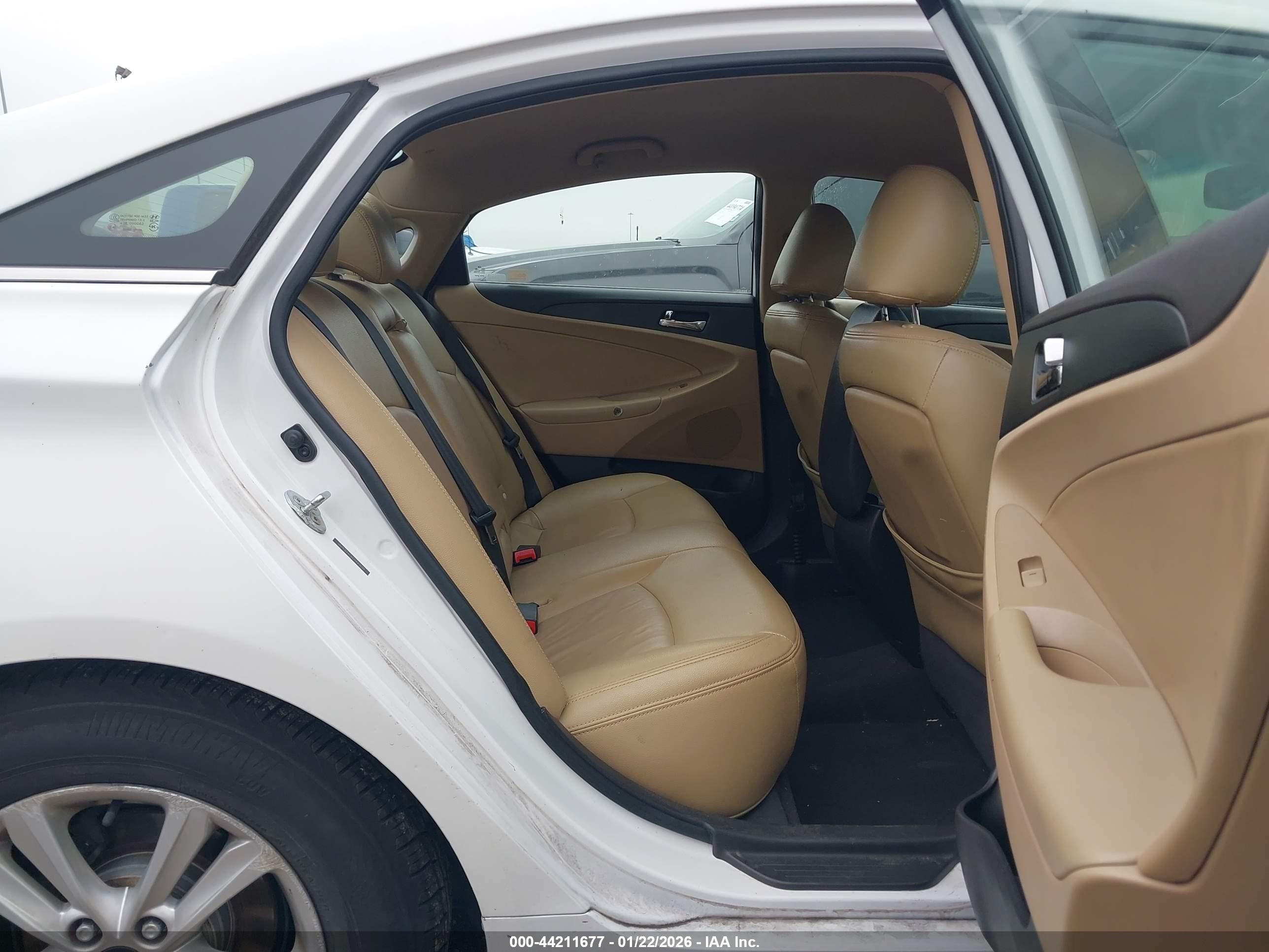 2012 Hyundai Sonata Gls White vin: 5NPEB4AC6CH493609