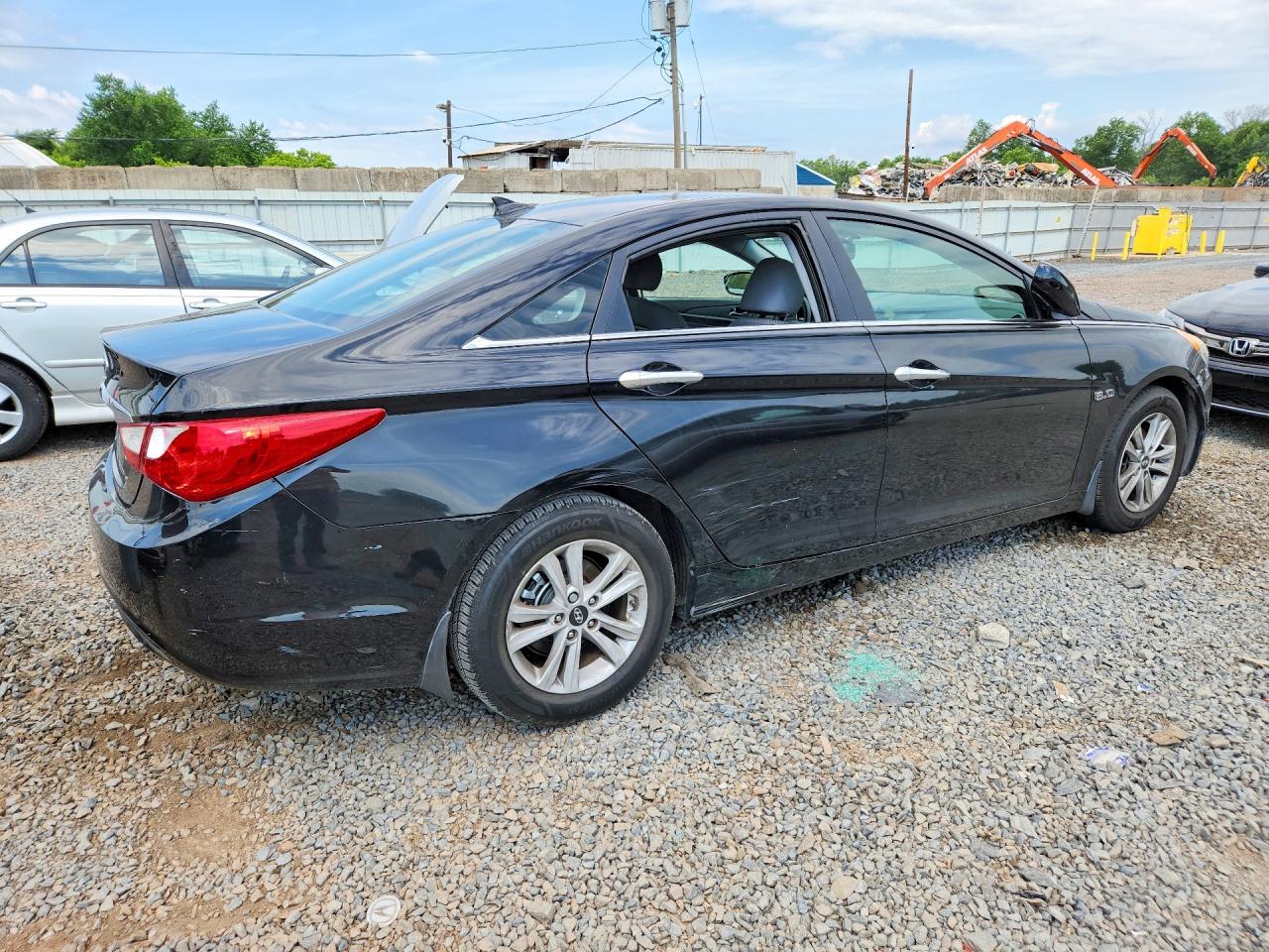2012 Hyundai Sonata Middle-low Level Black vin: 5NPEB4AC6CH501966