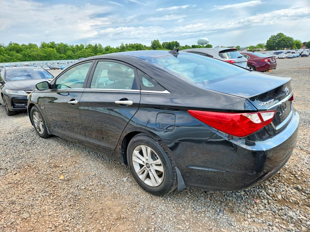 2012 Hyundai Sonata Middle-low Level Black vin: 5NPEB4AC6CH501966