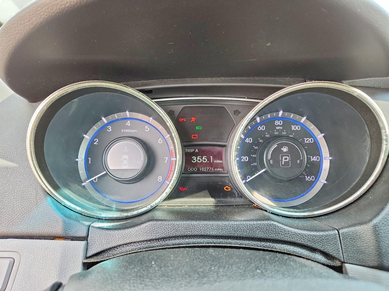 2012 Hyundai Sonata Middle-low Level Black vin: 5NPEB4AC6CH501966
