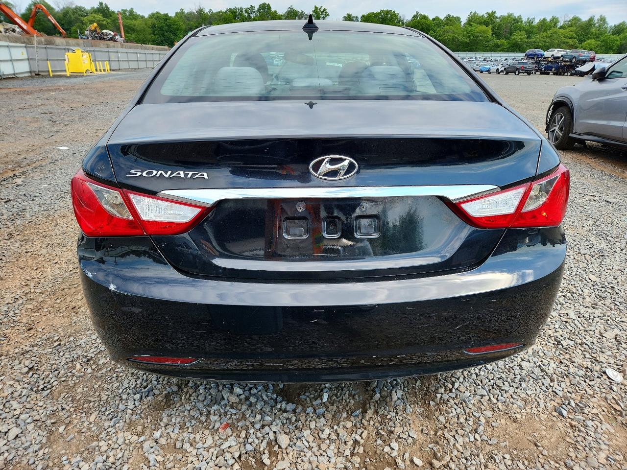 2012 Hyundai Sonata Middle-low Level Black vin: 5NPEB4AC6CH501966