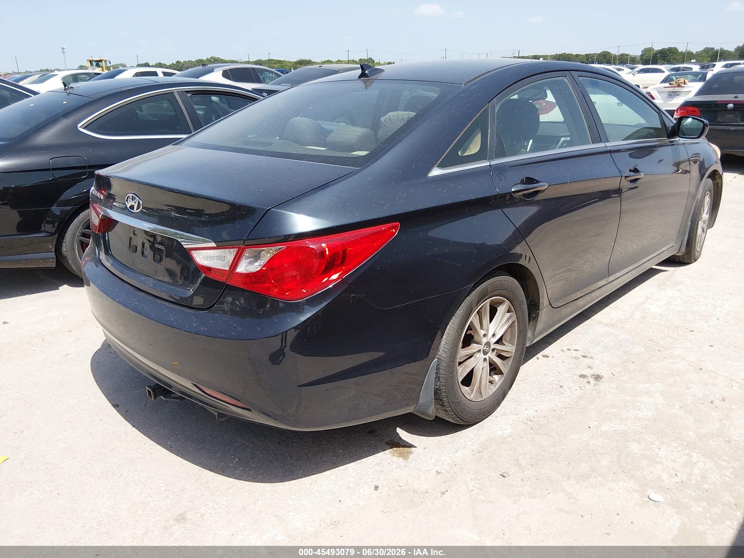 2012 Hyundai Sonata Gls Blue vin: 5NPEB4AC6CH503233
