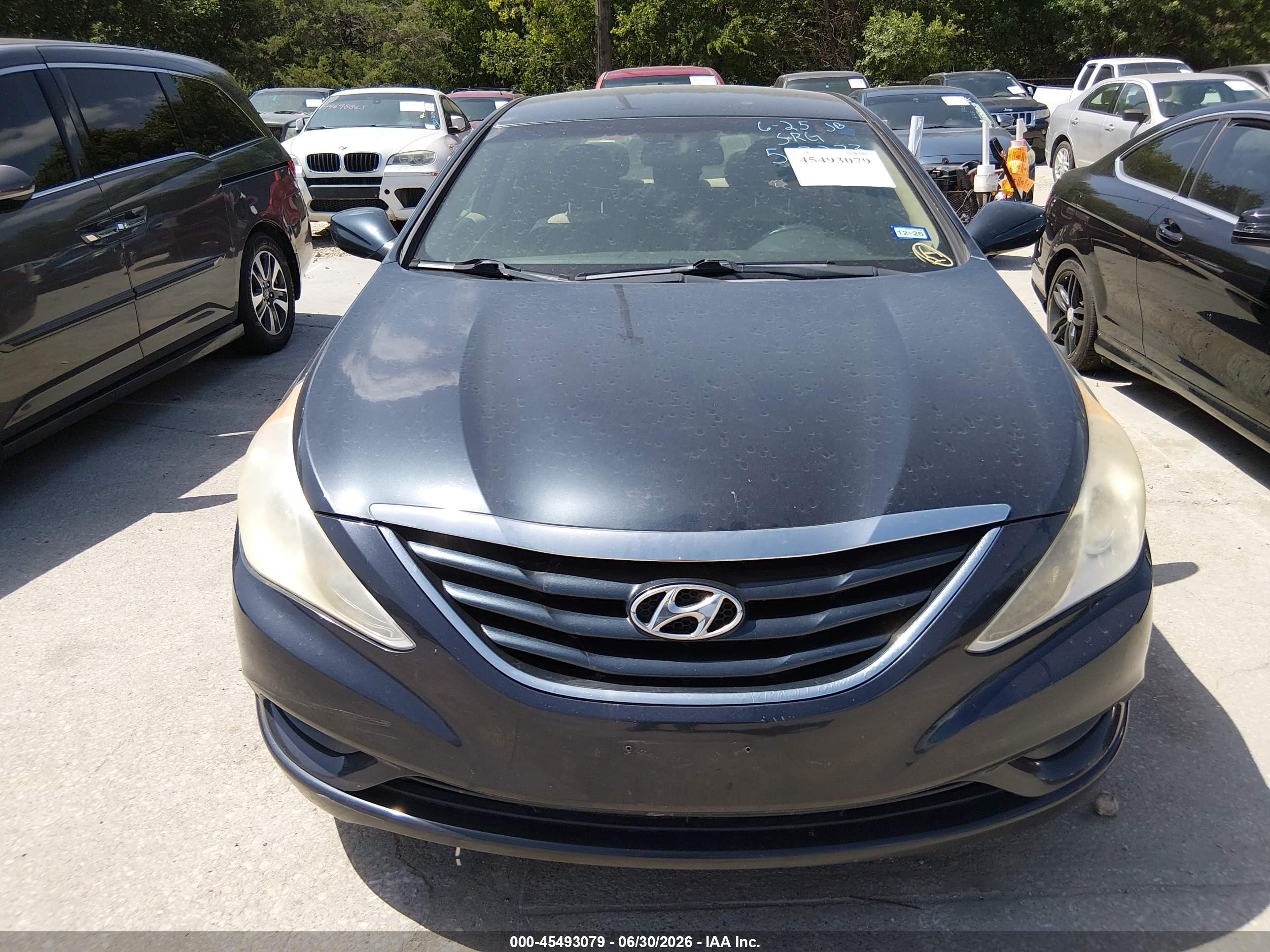 2012 Hyundai Sonata Gls Blue vin: 5NPEB4AC6CH503233