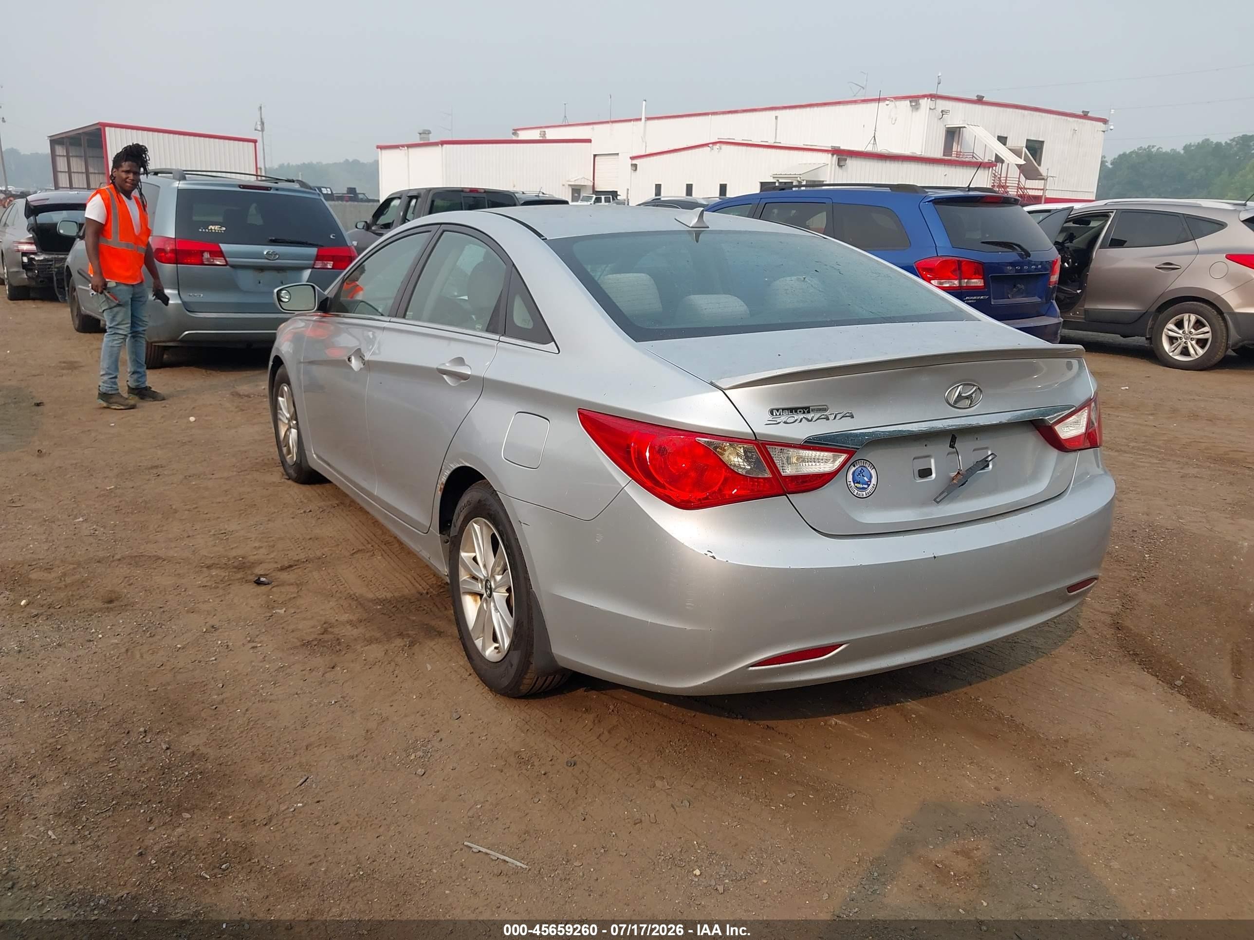 2013 Hyundai Sonata Gls Silver vin: 5NPEB4AC6DH513603