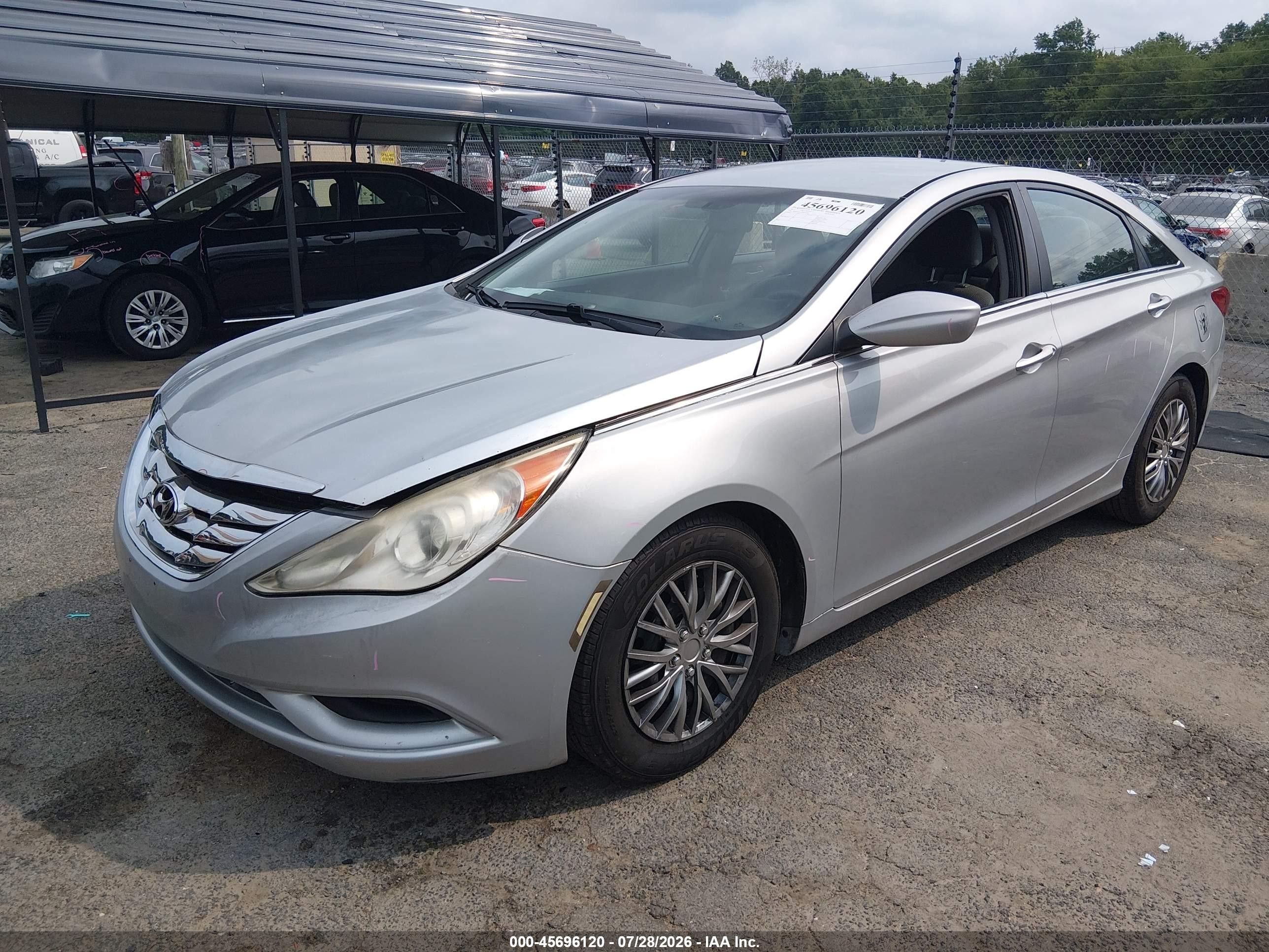 2013 Hyundai Sonata Gls Серебряный vin: 5NPEB4AC6DH514668