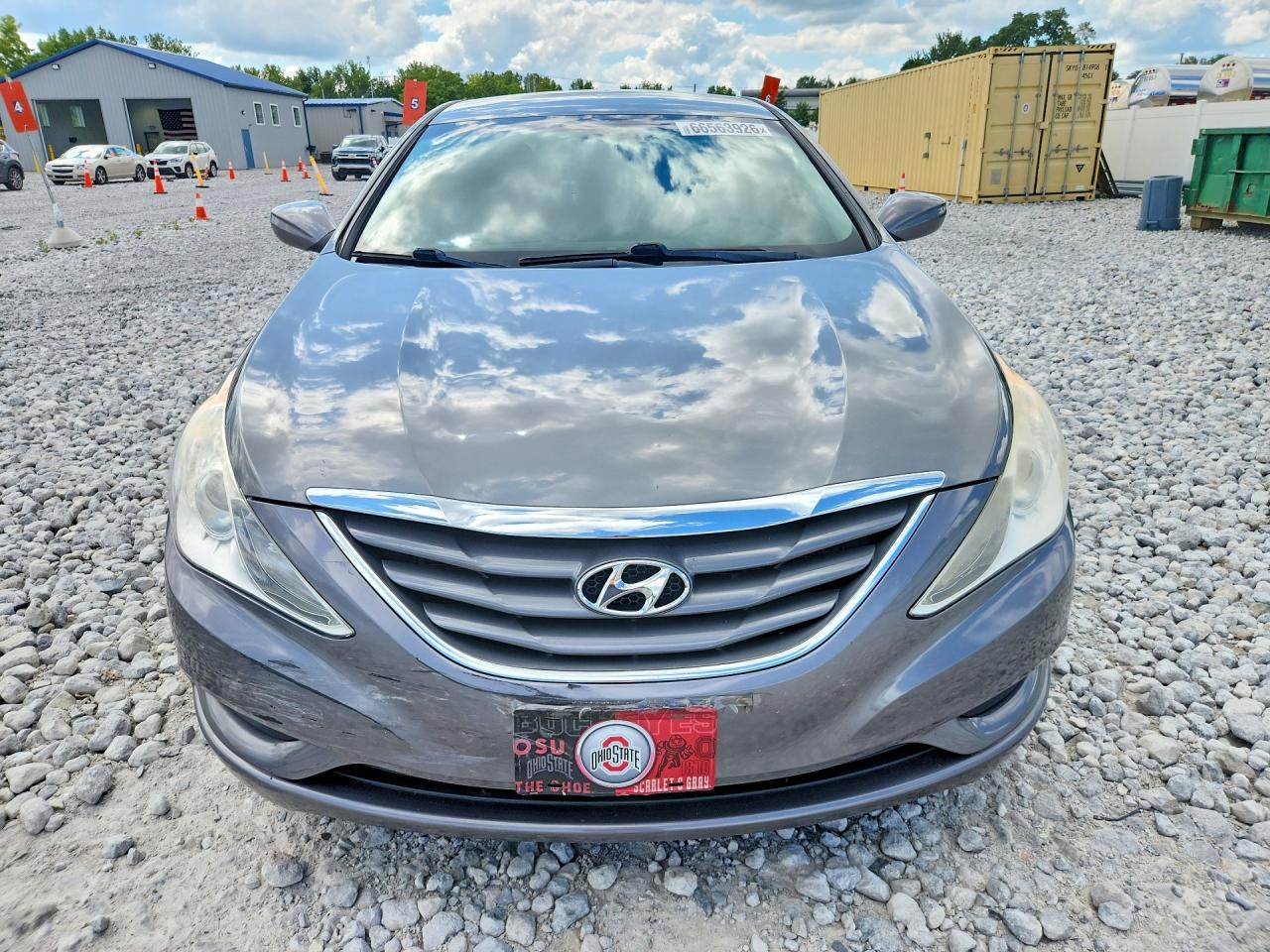 2013 Hyundai Sonata Gls Gray vin: 5NPEB4AC6DH516887