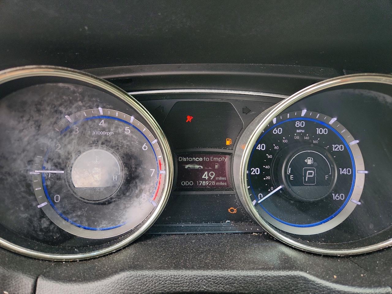 2013 Hyundai Sonata Gls Gray vin: 5NPEB4AC6DH516887