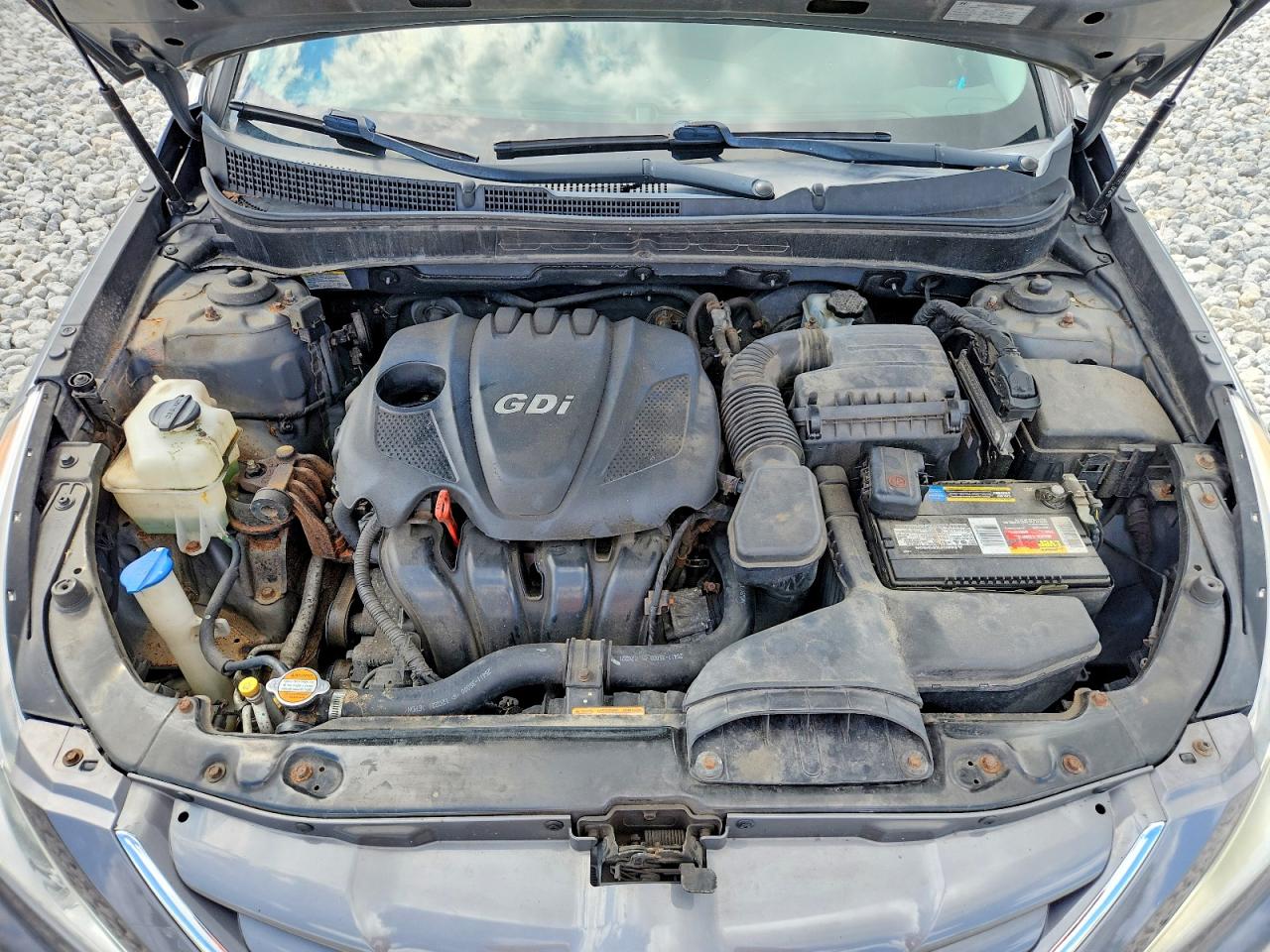 2013 Hyundai Sonata Gls Gray vin: 5NPEB4AC6DH516887