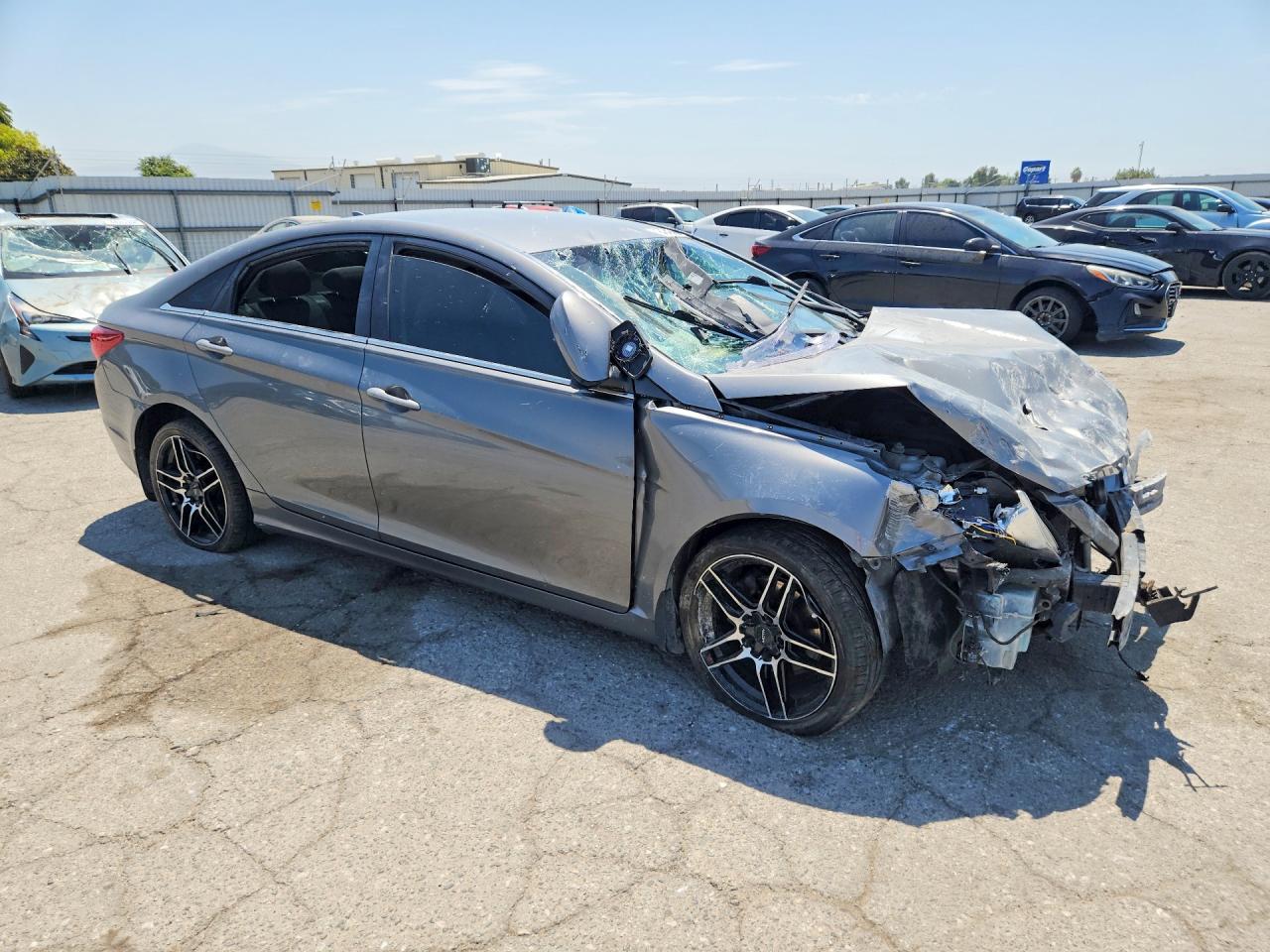 2013 Hyundai Sonata Gls Gray vin: 5NPEB4AC6DH519031