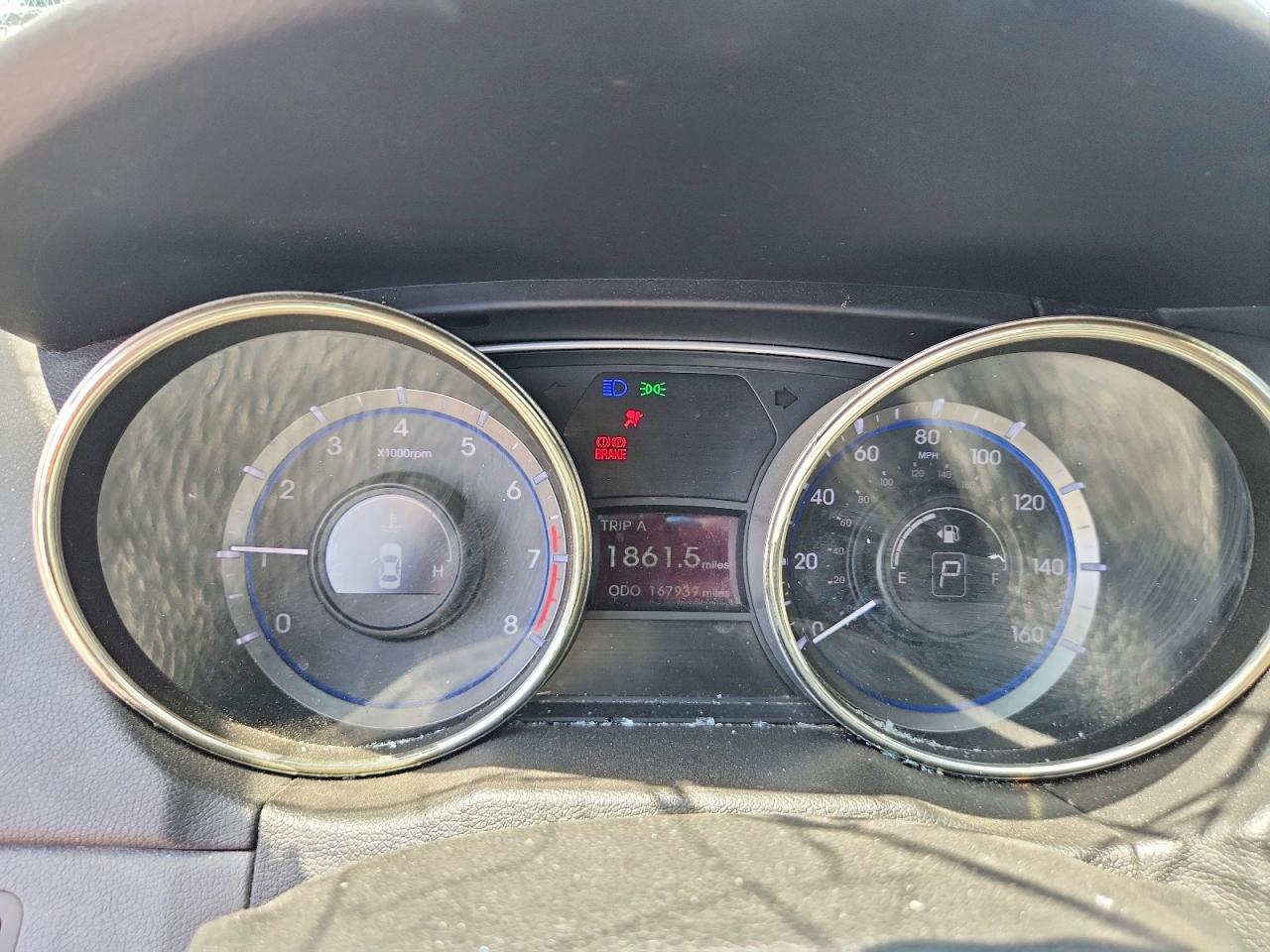 2013 Hyundai Sonata Gls Gray vin: 5NPEB4AC6DH519031